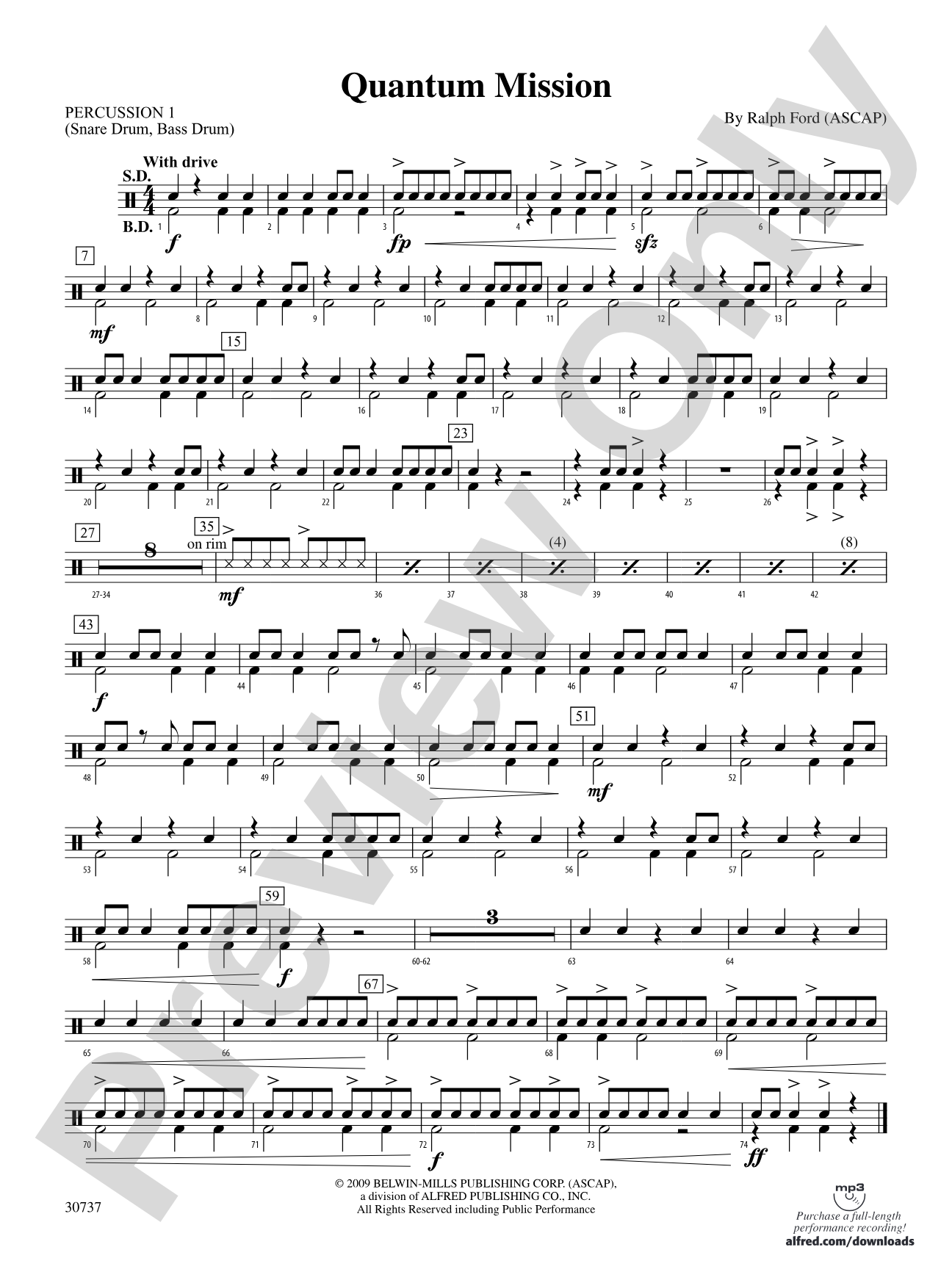 Quantum Mission: 1st Percussion