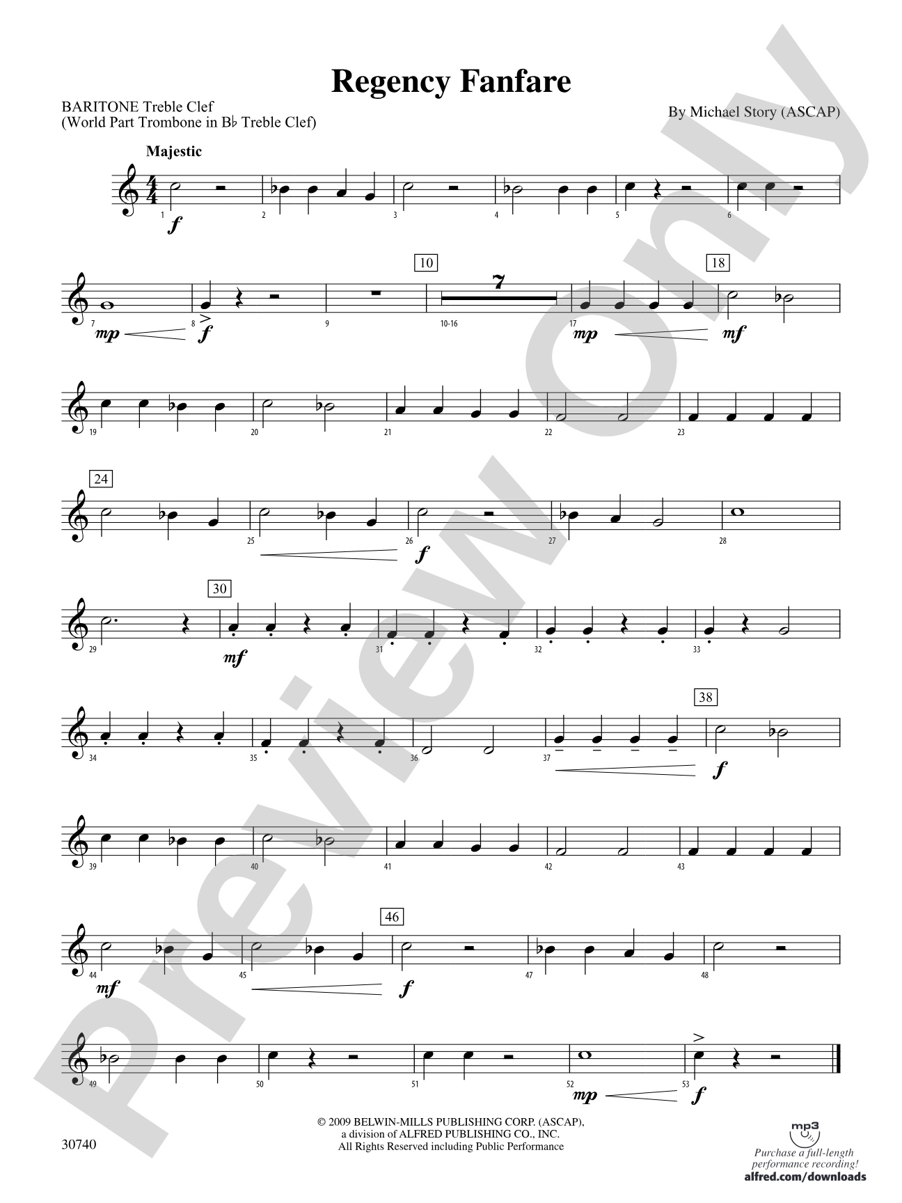 Regency Fanfare: Baritone T.C.