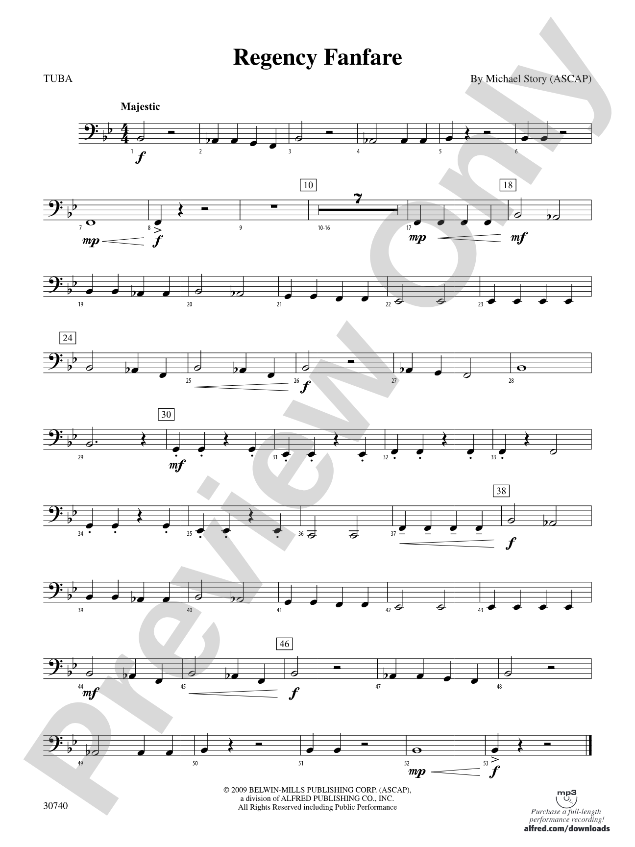 Regency Fanfare: Tuba