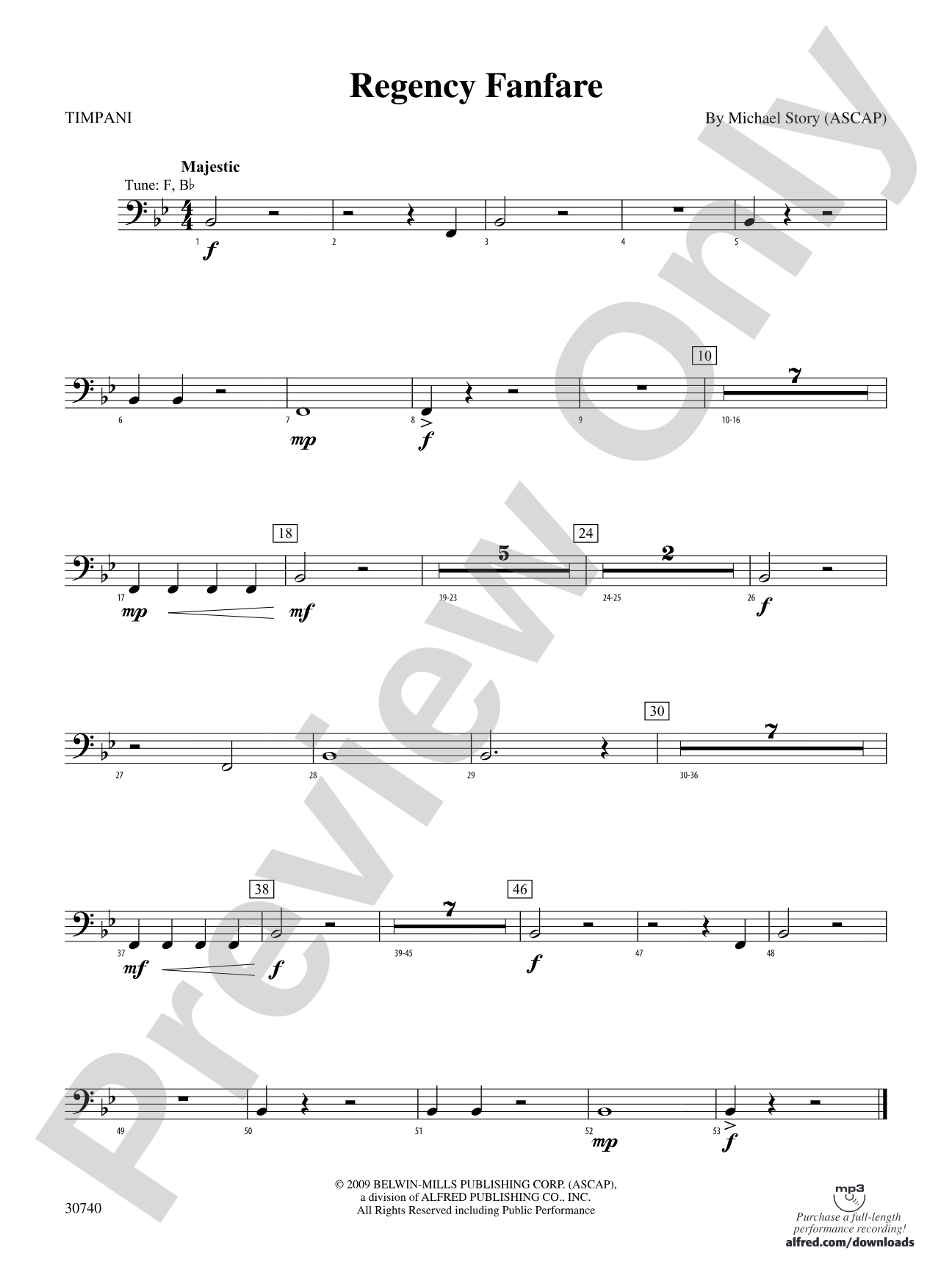 Regency Fanfare: Timpani