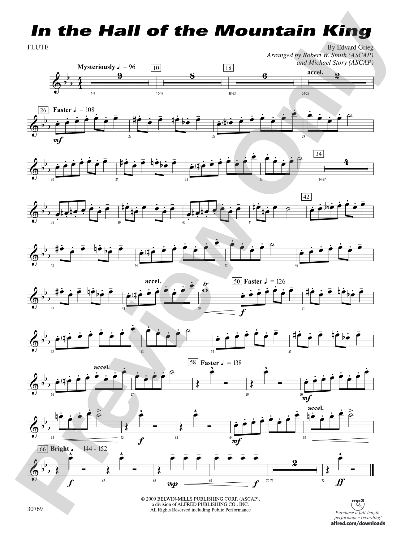 In the Hall of the Mountain King: Flute
