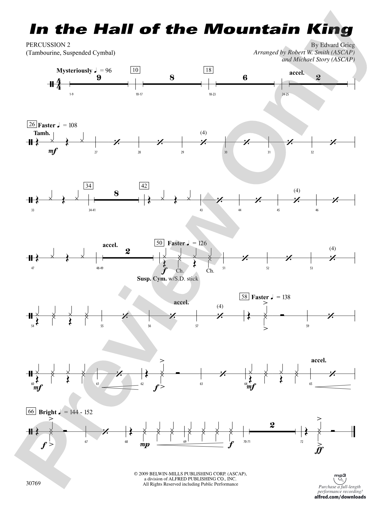 In the Hall of the Mountain King: 2nd Percussion