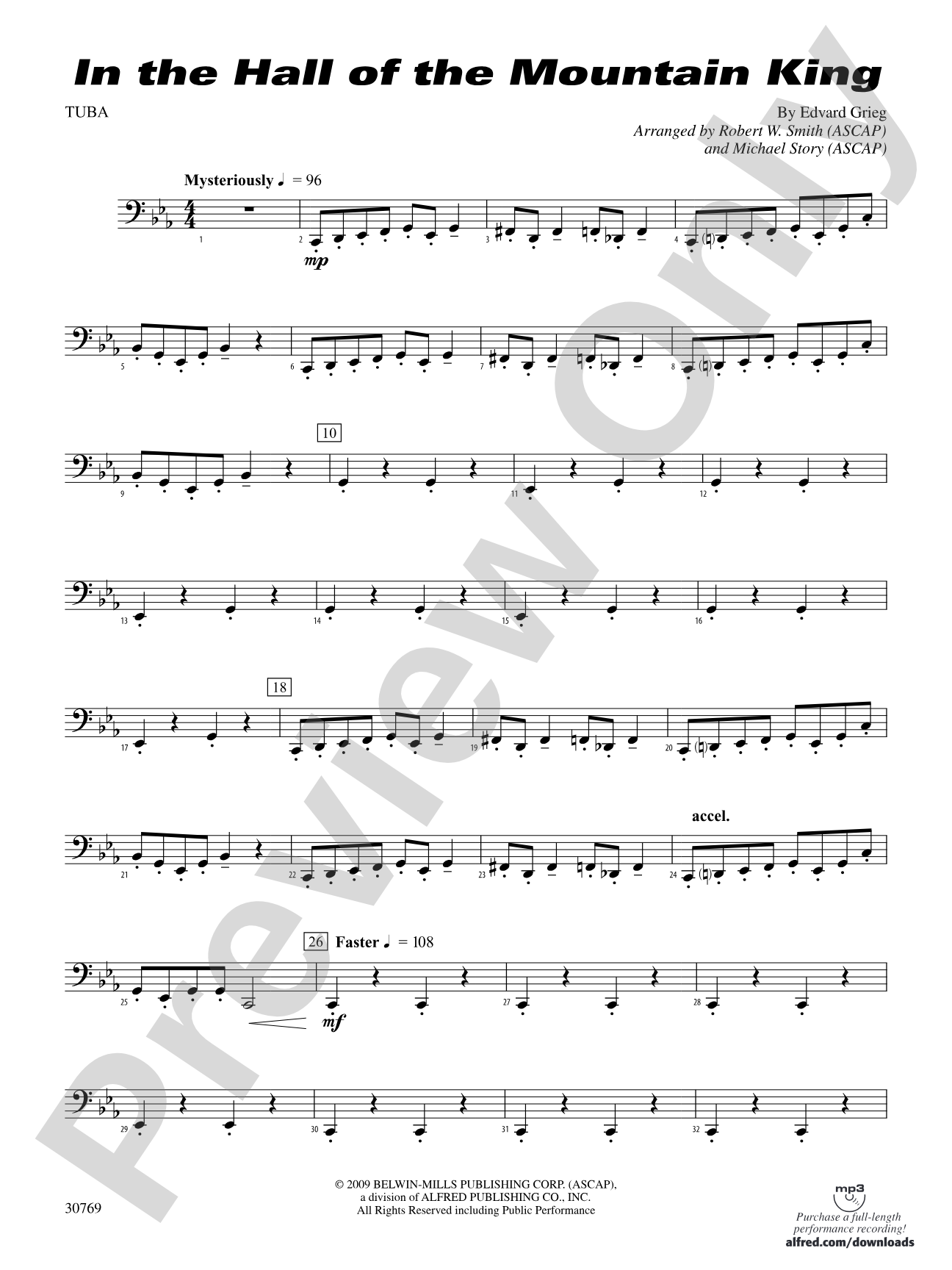 In the Hall of the Mountain King: Tuba