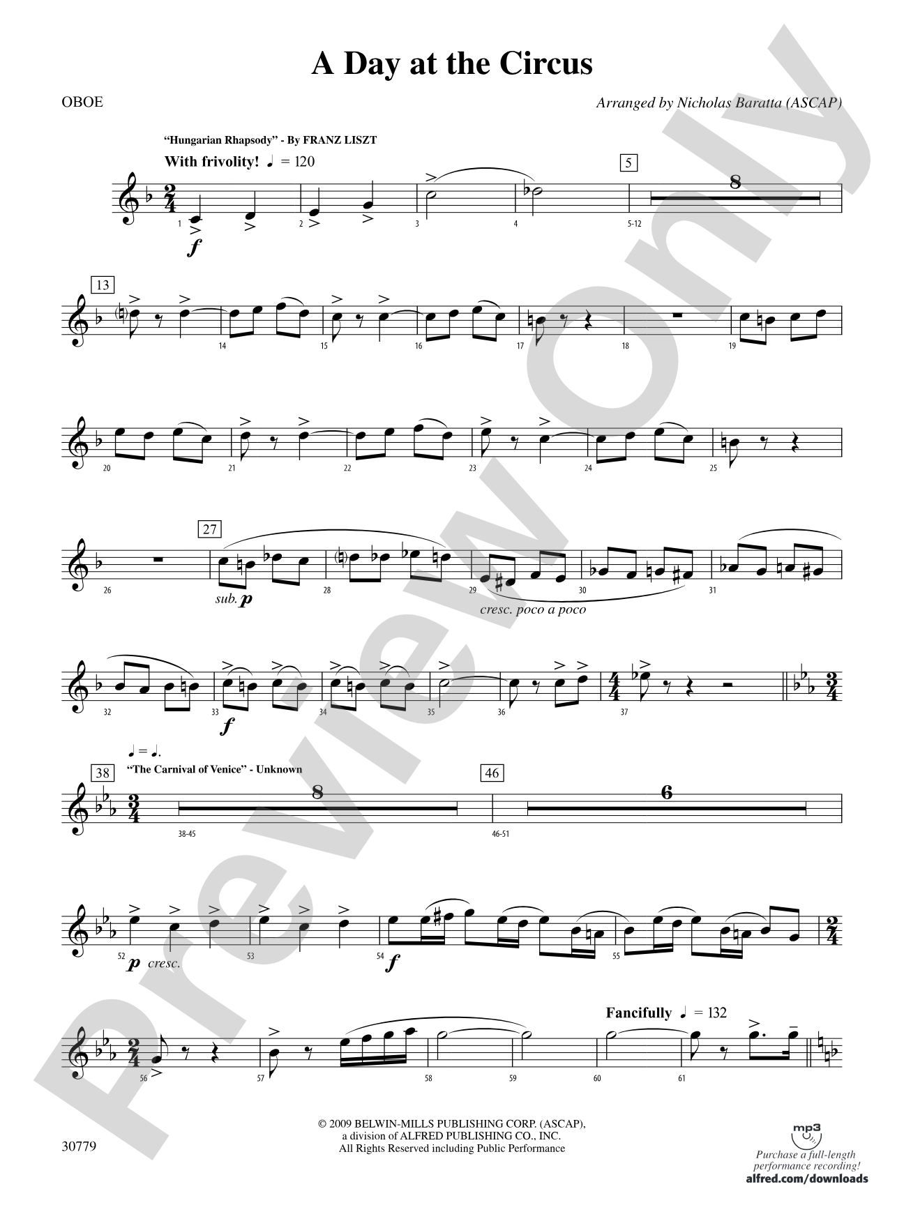 A Day at the Circus: Oboe