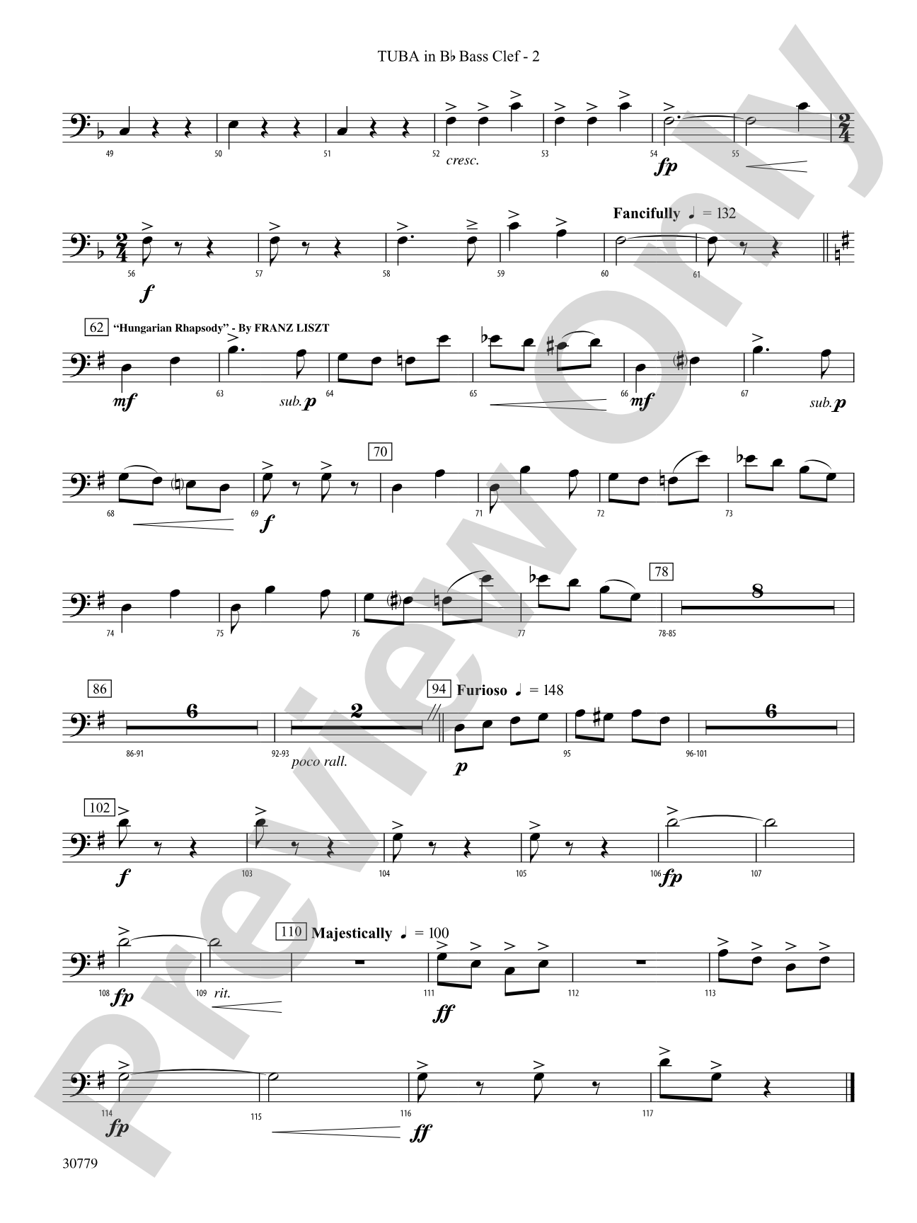 A Day at the Circus: (wp) B-flat Tuba B.C.