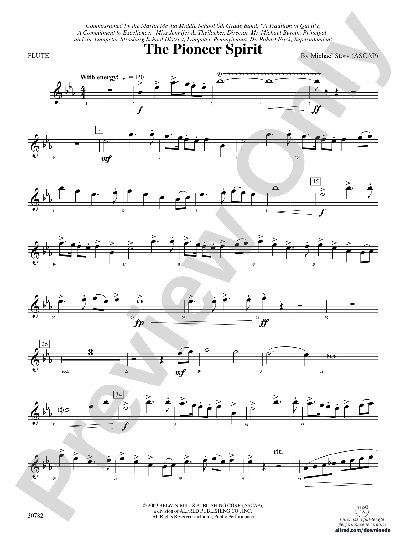 The Pioneer Spirit: Flute