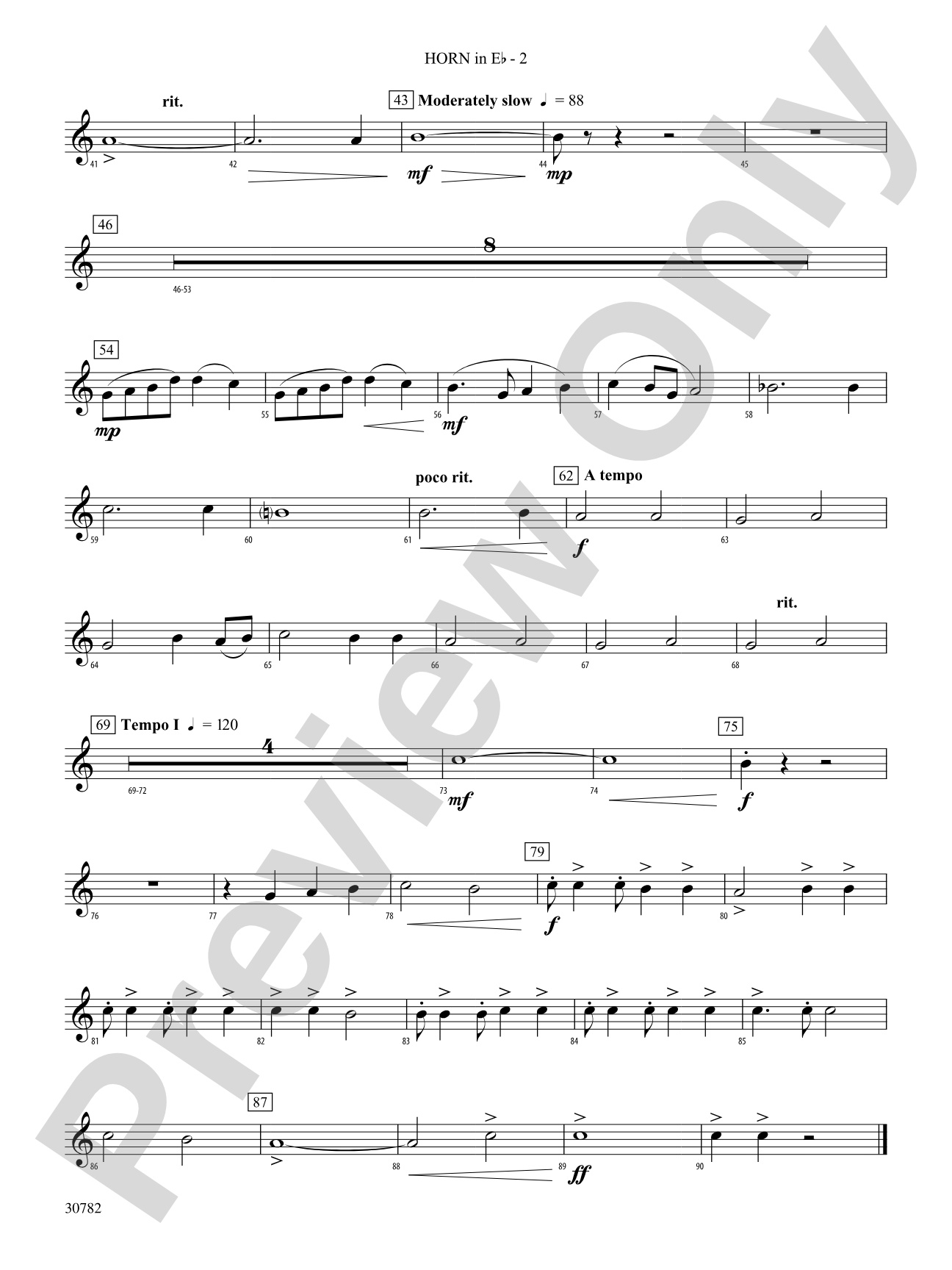 The Pioneer Spirit: (wp) 1st Horn in E-flat