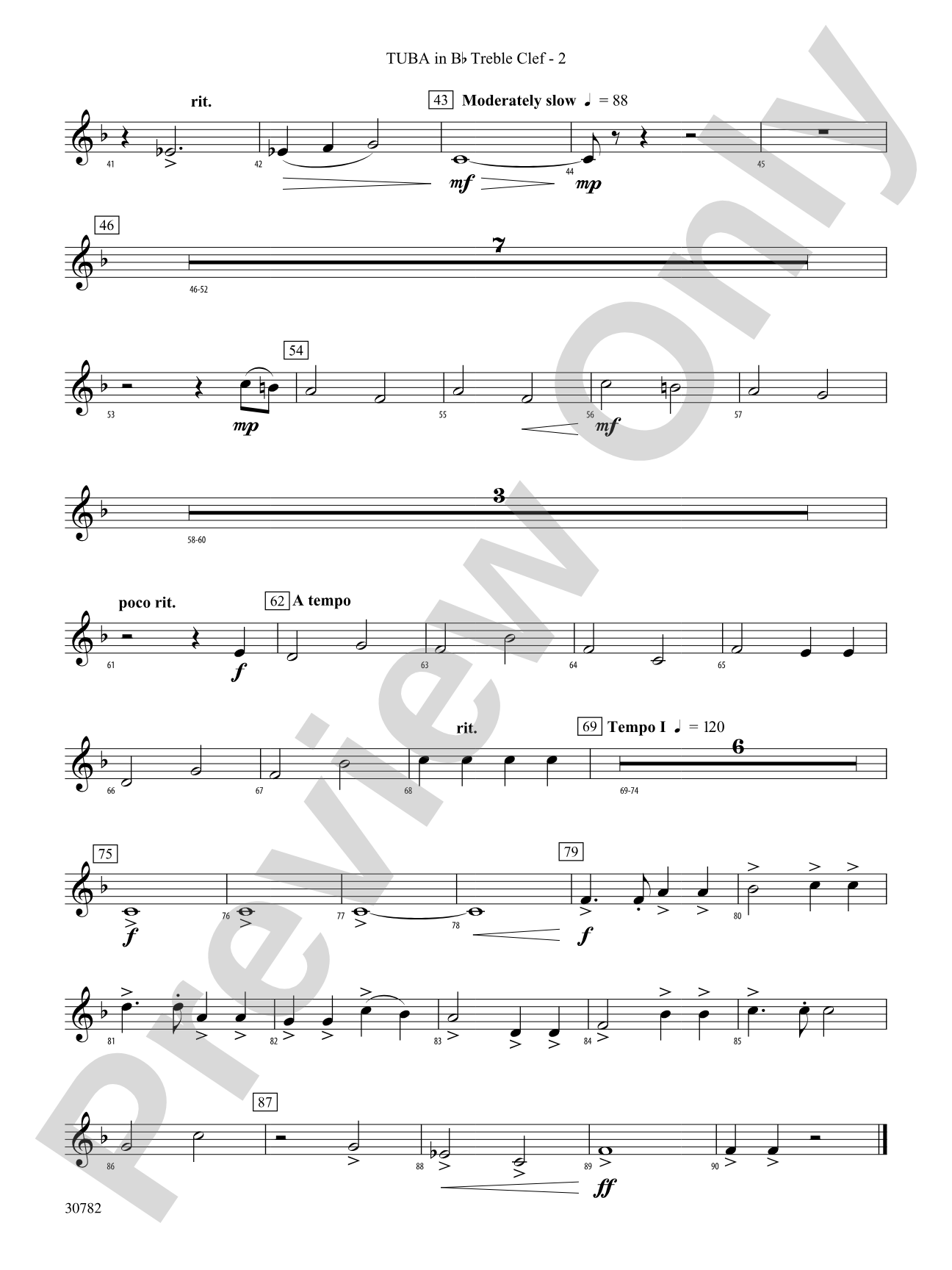 The Pioneer Spirit: (wp) B-flat Tuba T.C.