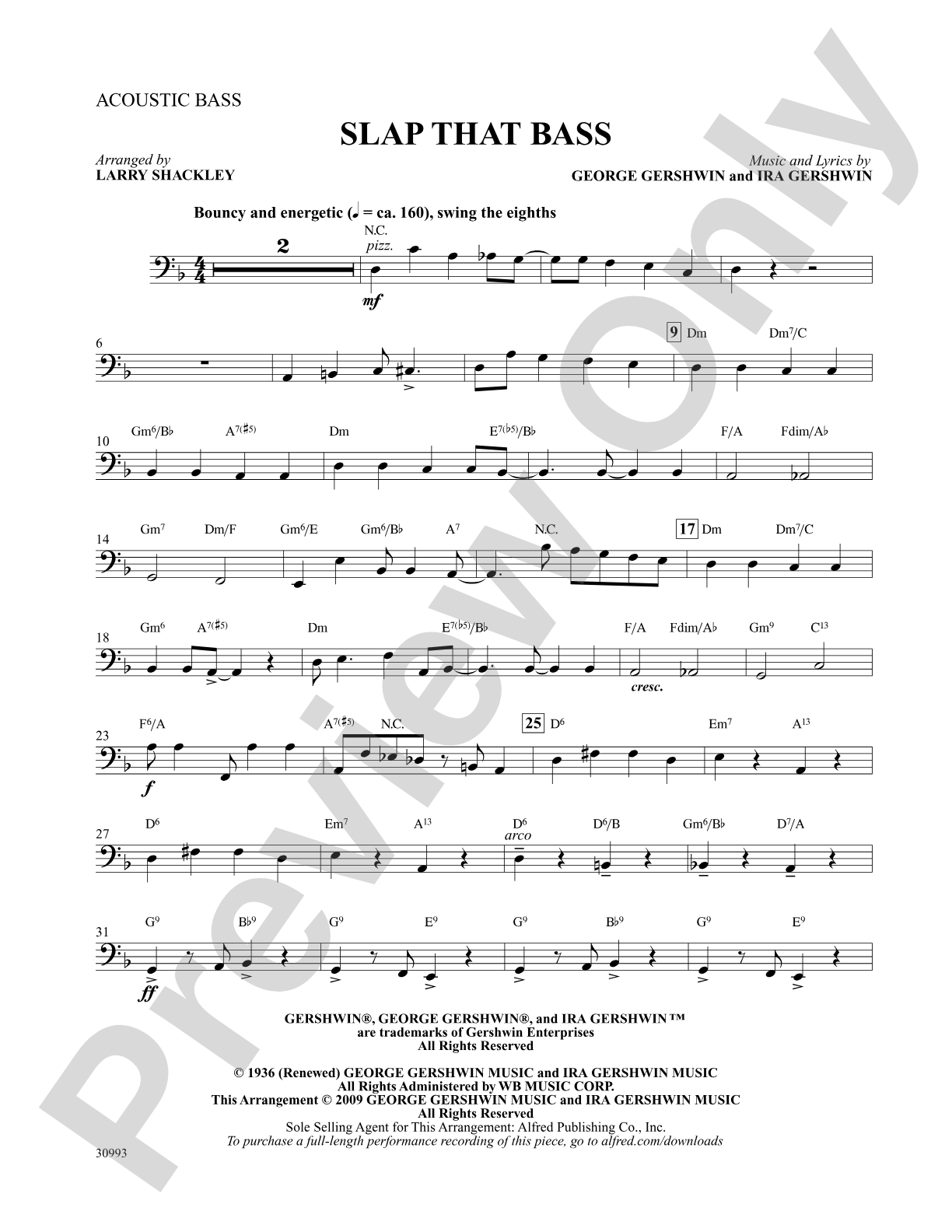 Slap That Bass: String Bass: Choral SoundPax