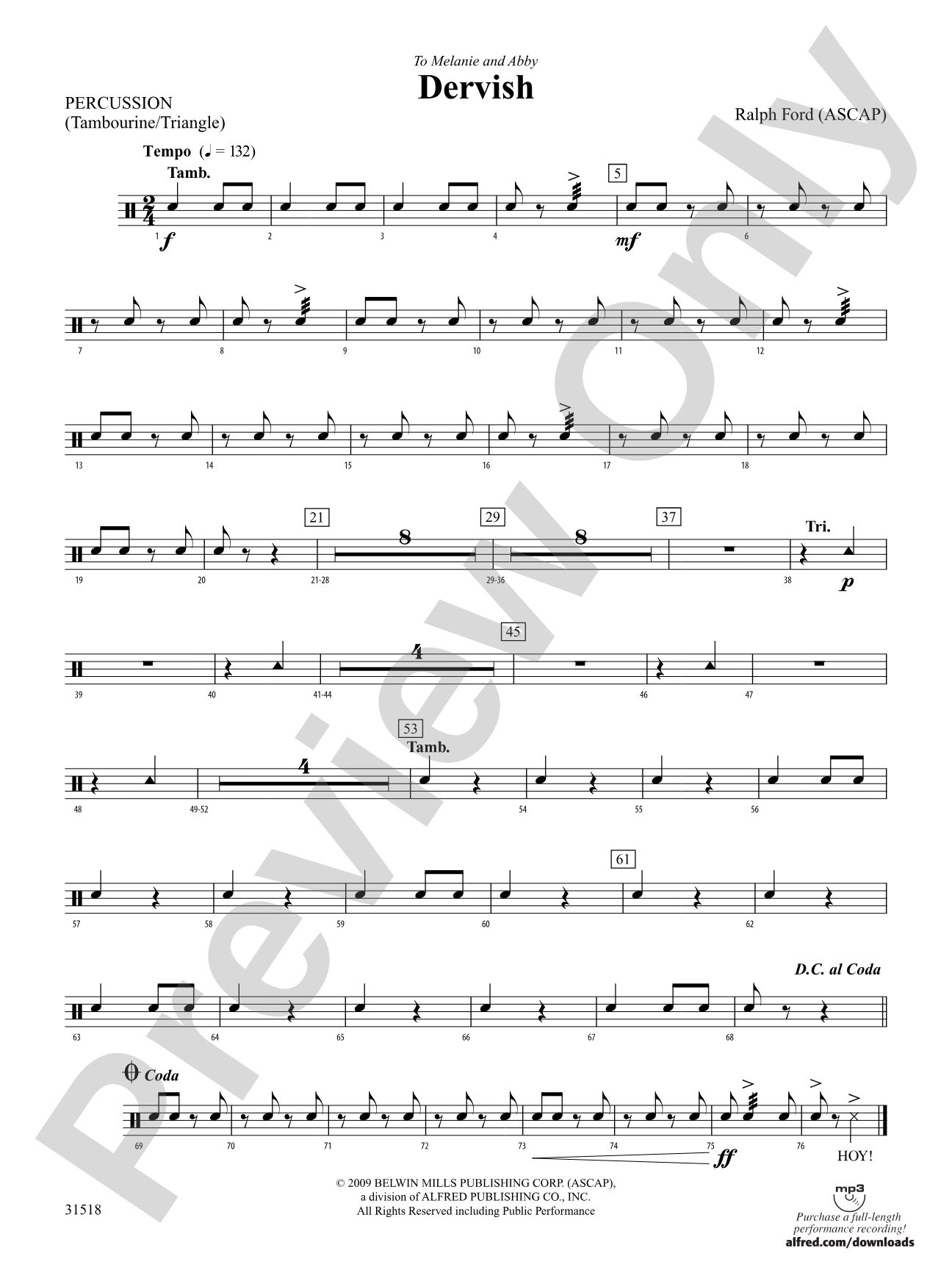 Dervish: 1st Percussion