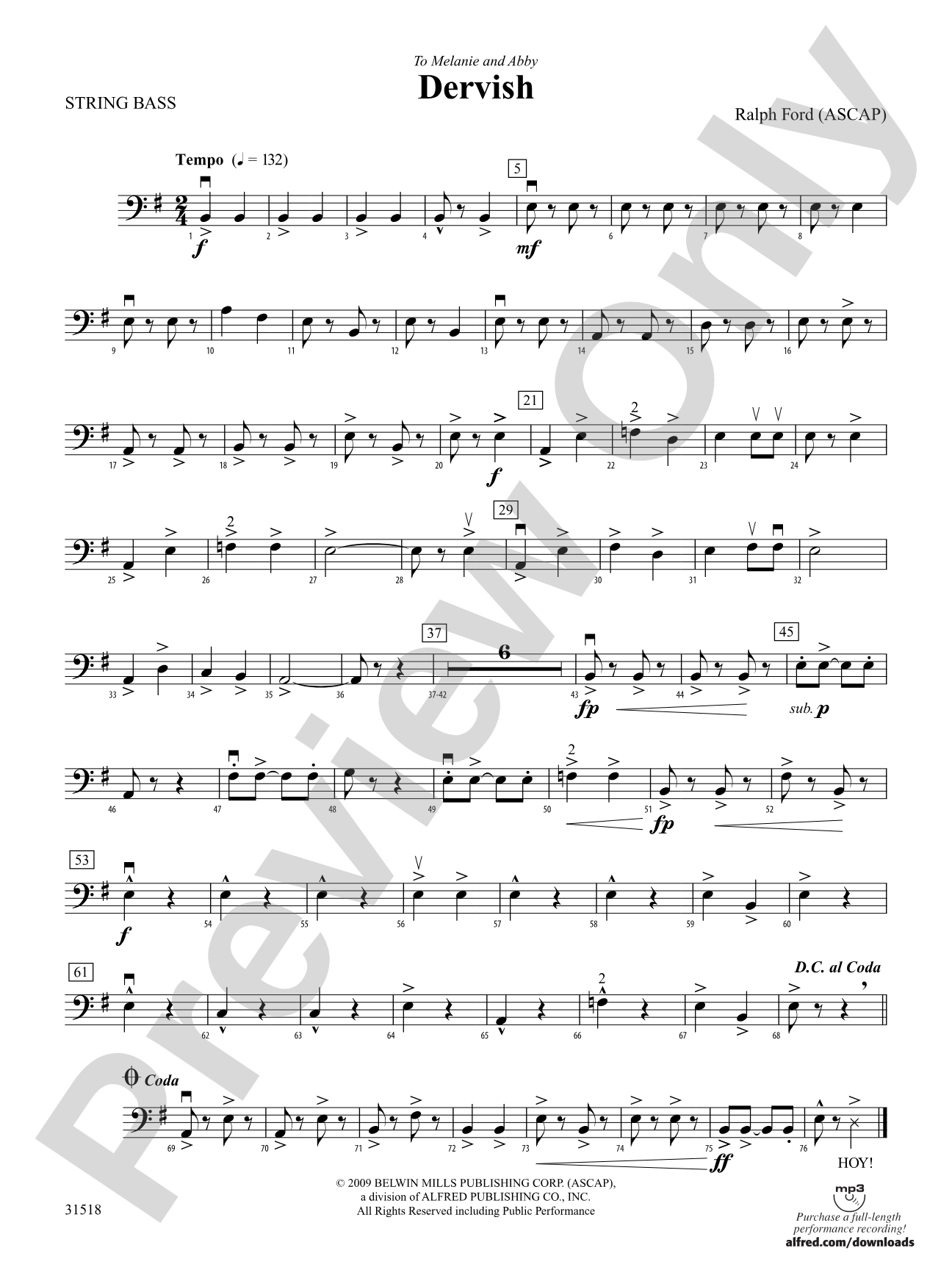 Dervish: String Bass