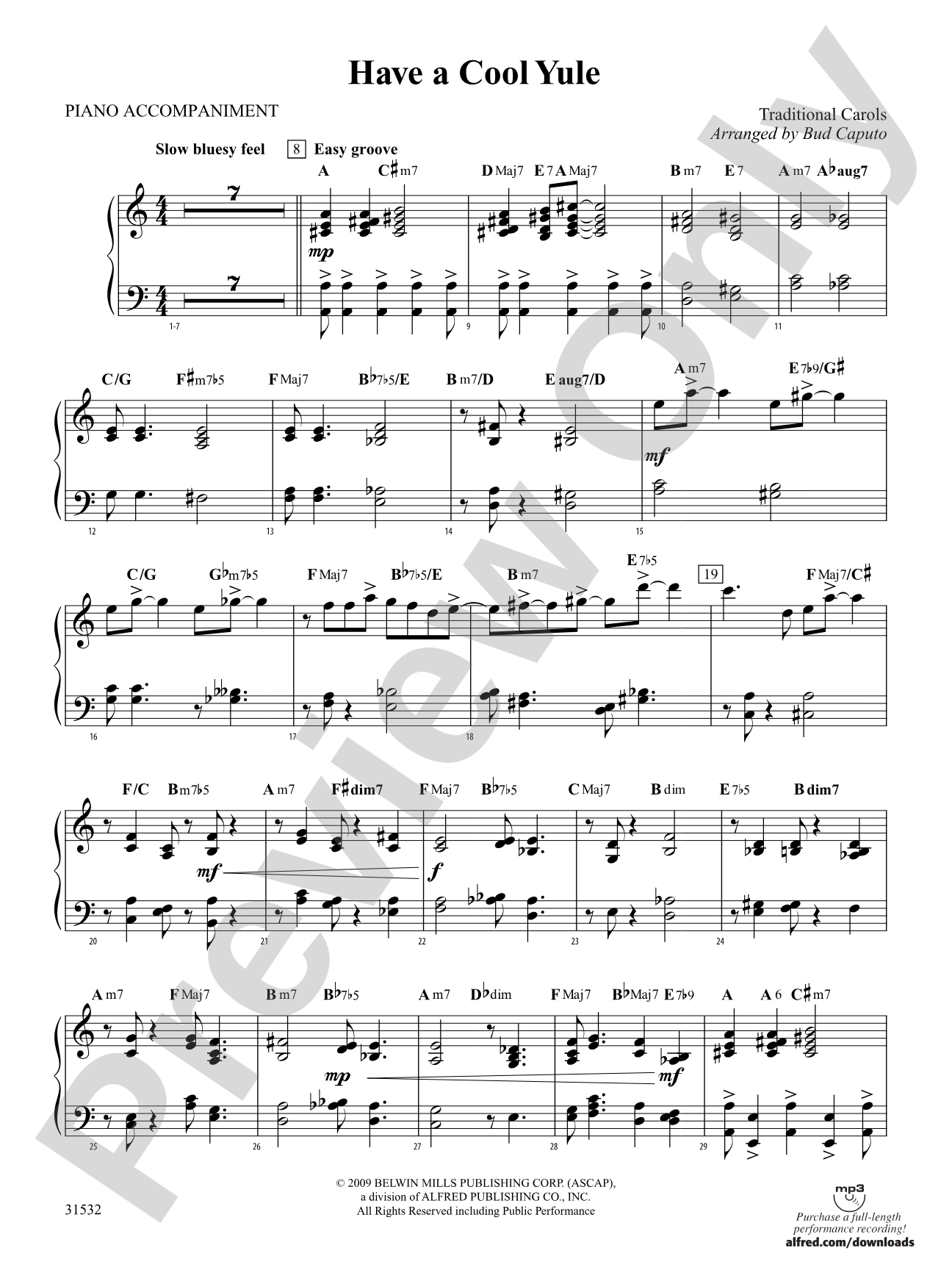 Have a Cool Yule: Piano Accompaniment