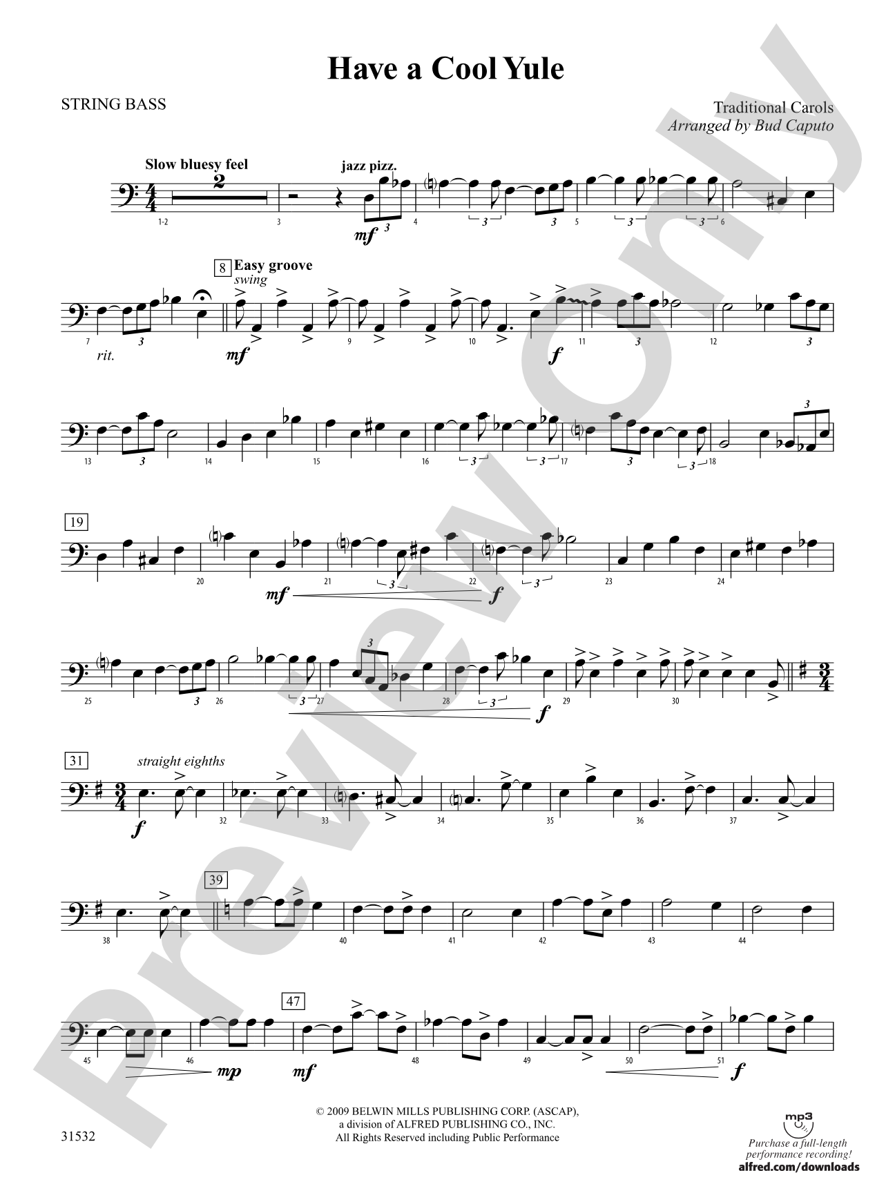 Have a Cool Yule: String Bass