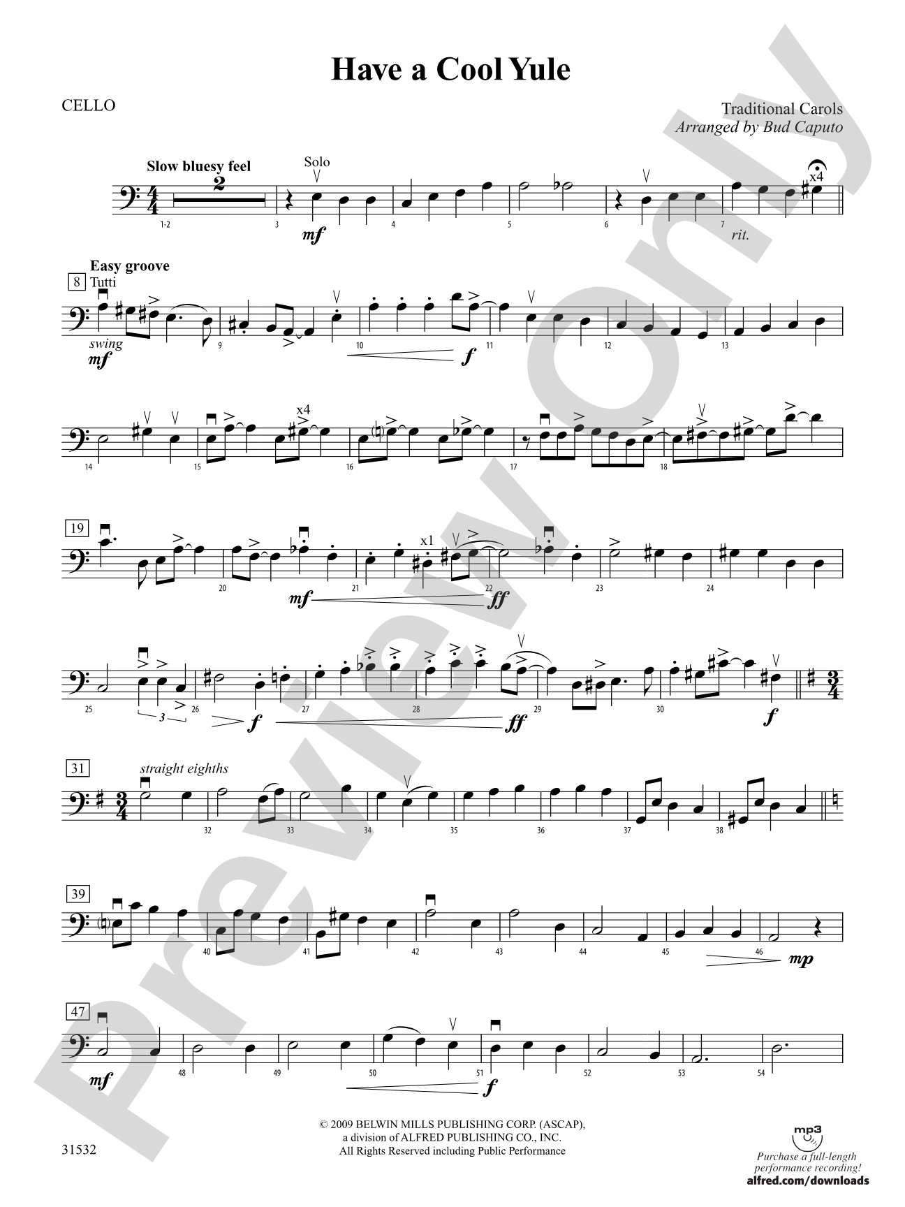 Have a Cool Yule: Cello