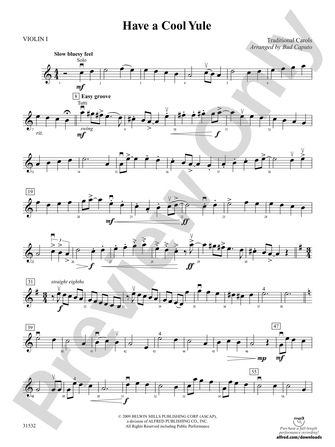 Have a Cool Yule: 1st Violin