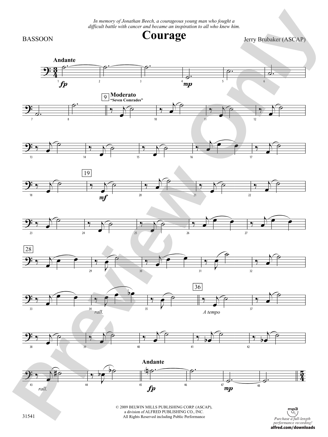 Courage: Bassoon