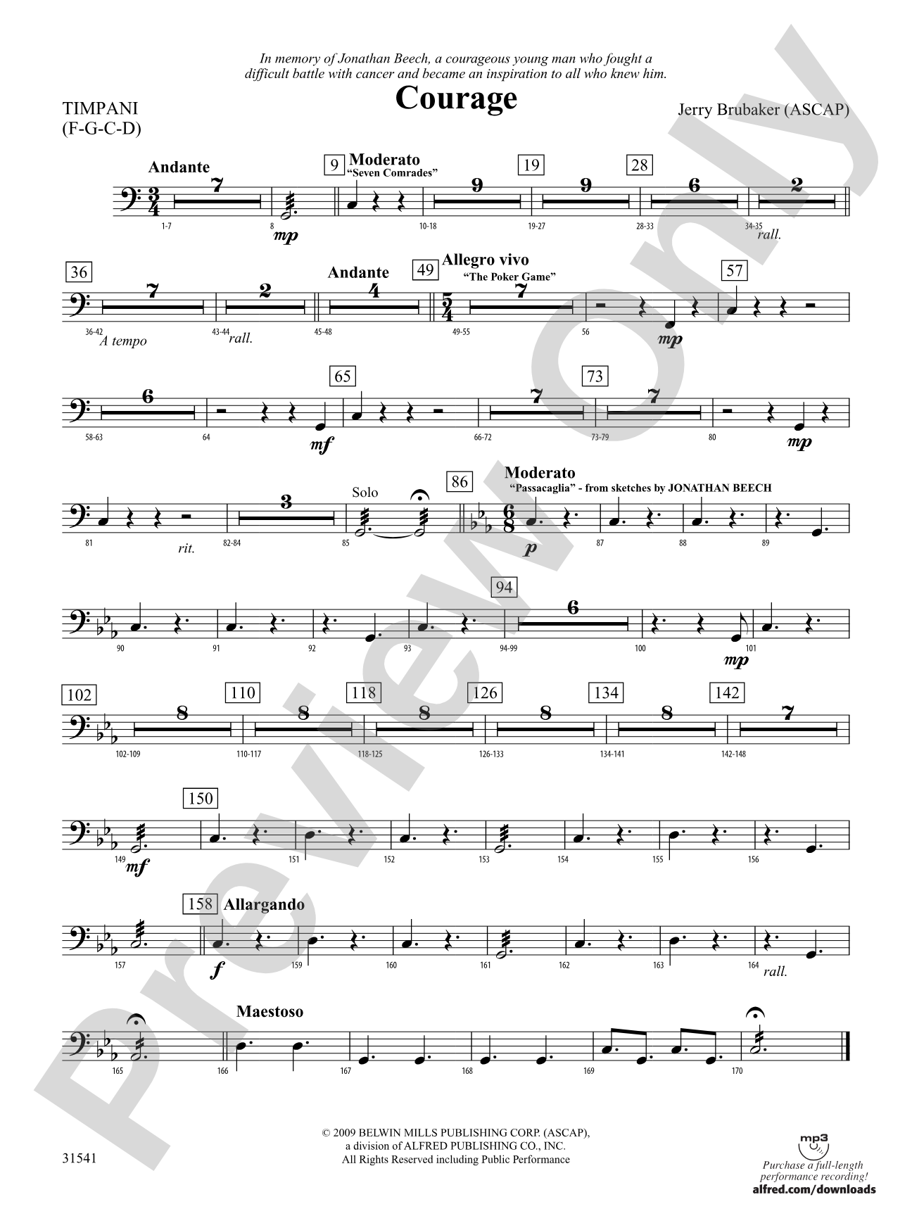 Courage: Timpani