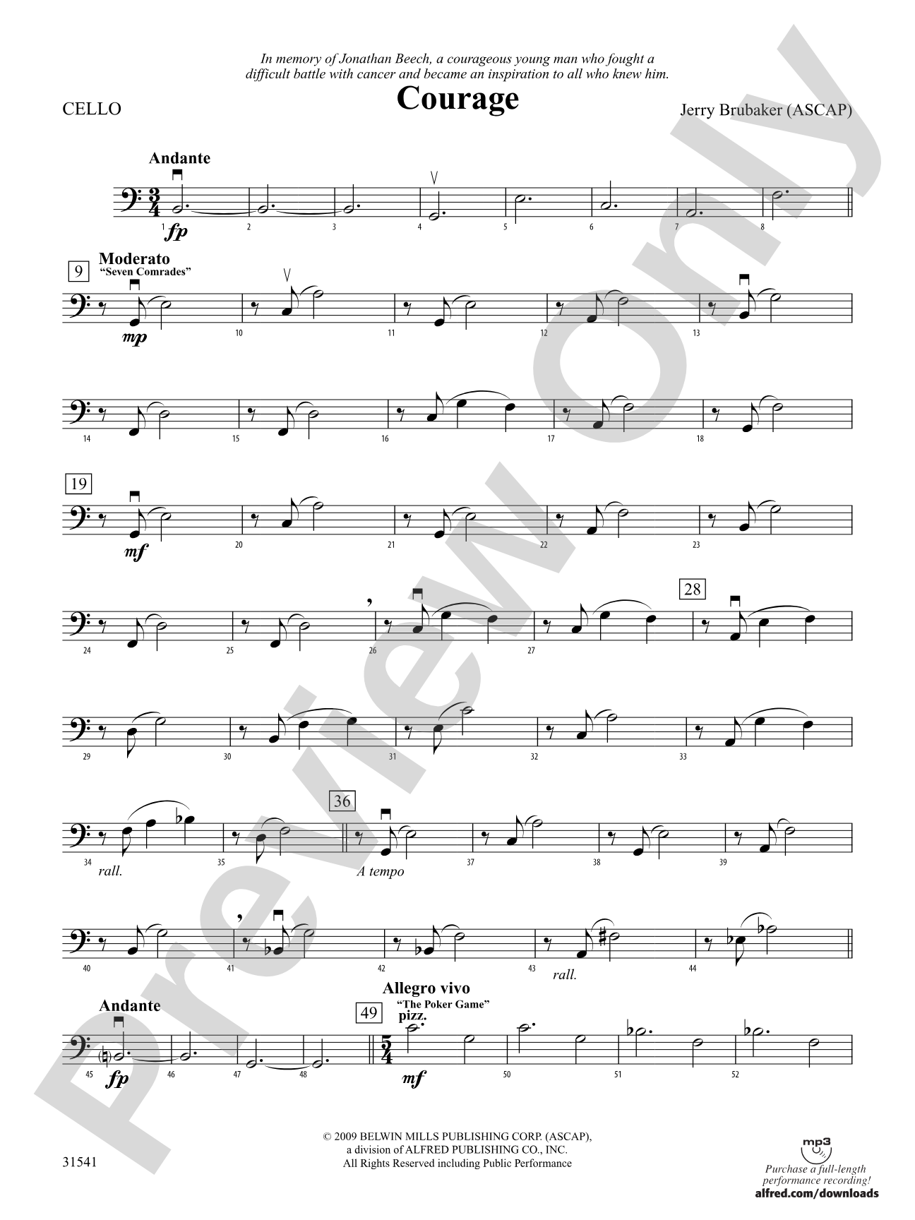 Courage: Cello