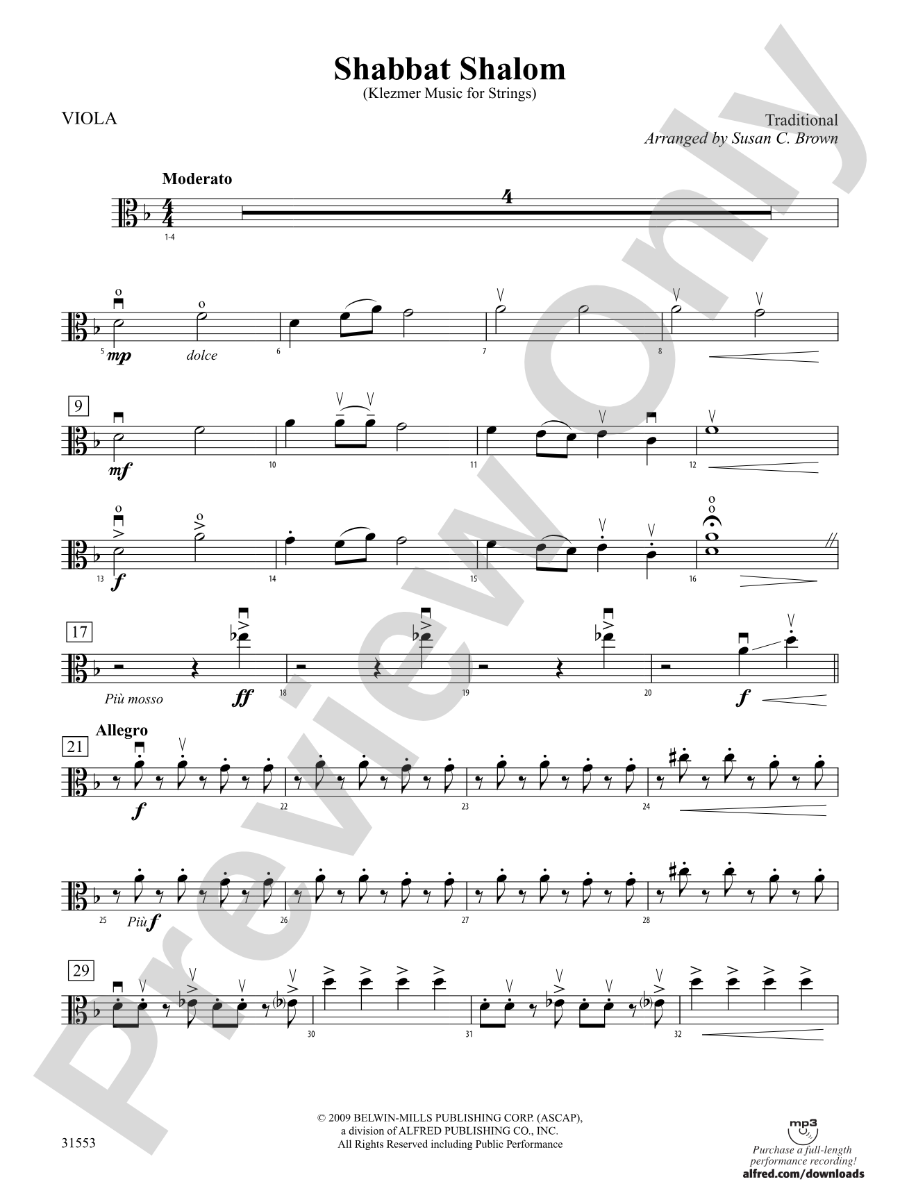 Shabbat Shalom: Viola
