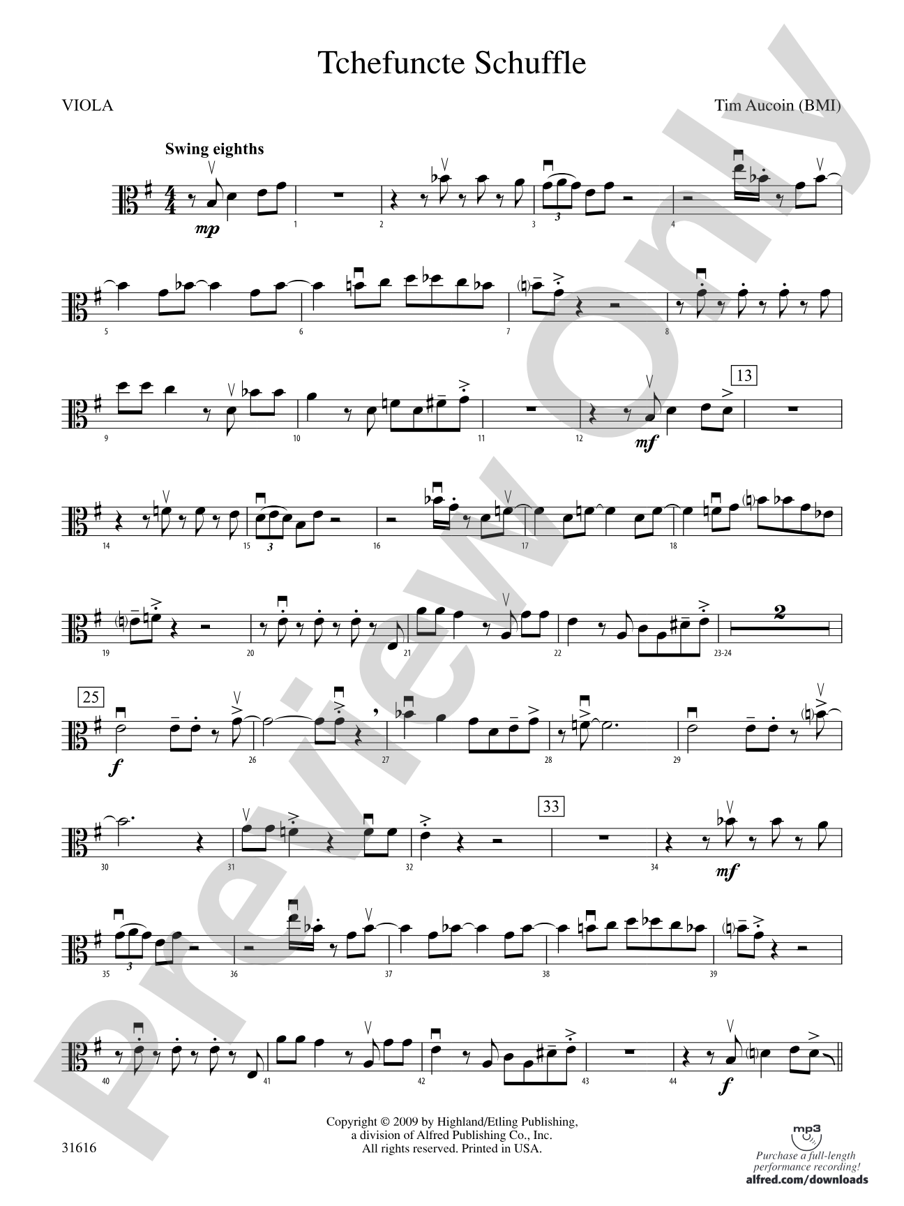 Tchefuncte Shuffle: Viola