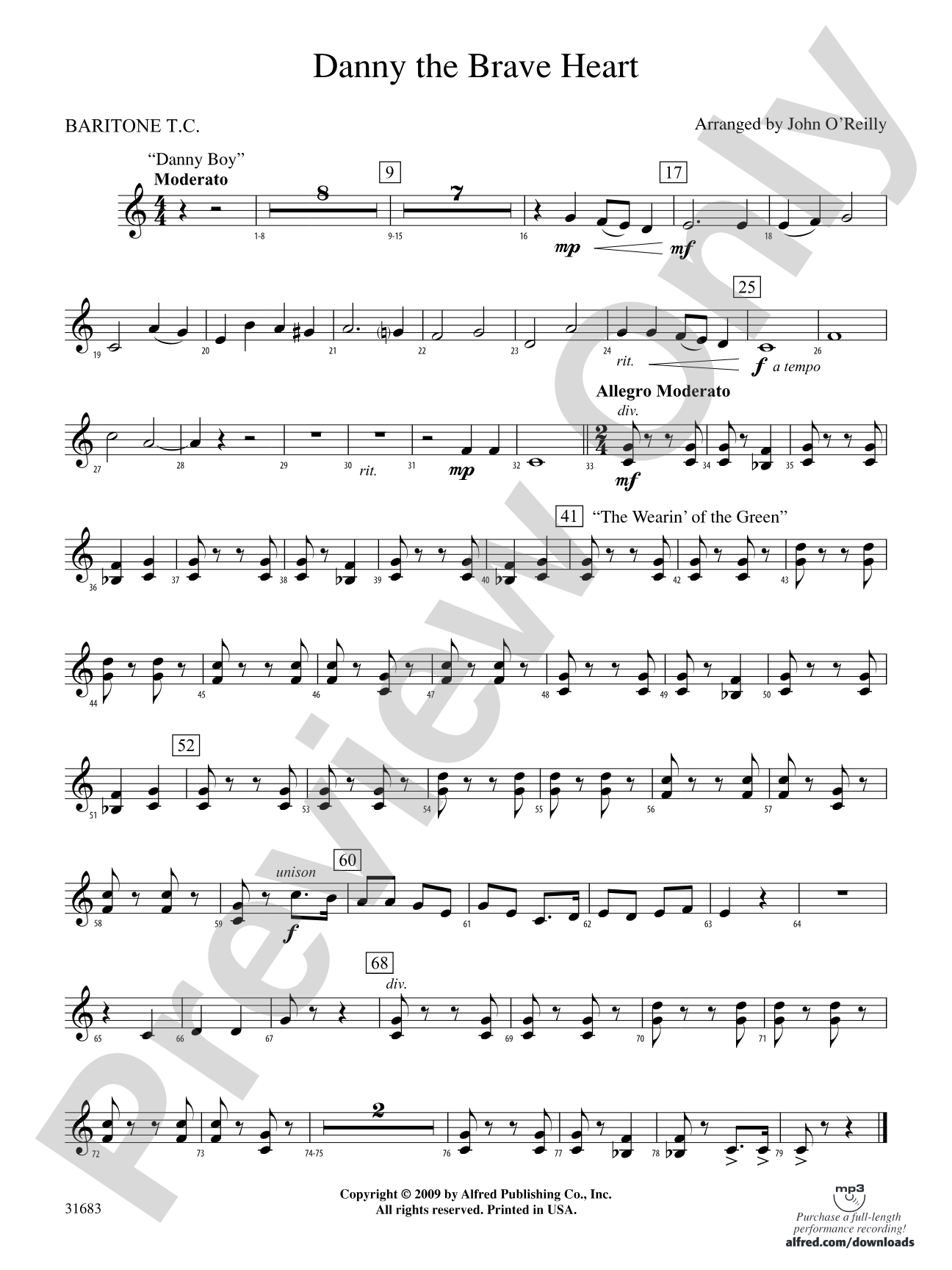 Danny the Brave Heart: Baritone T.C.