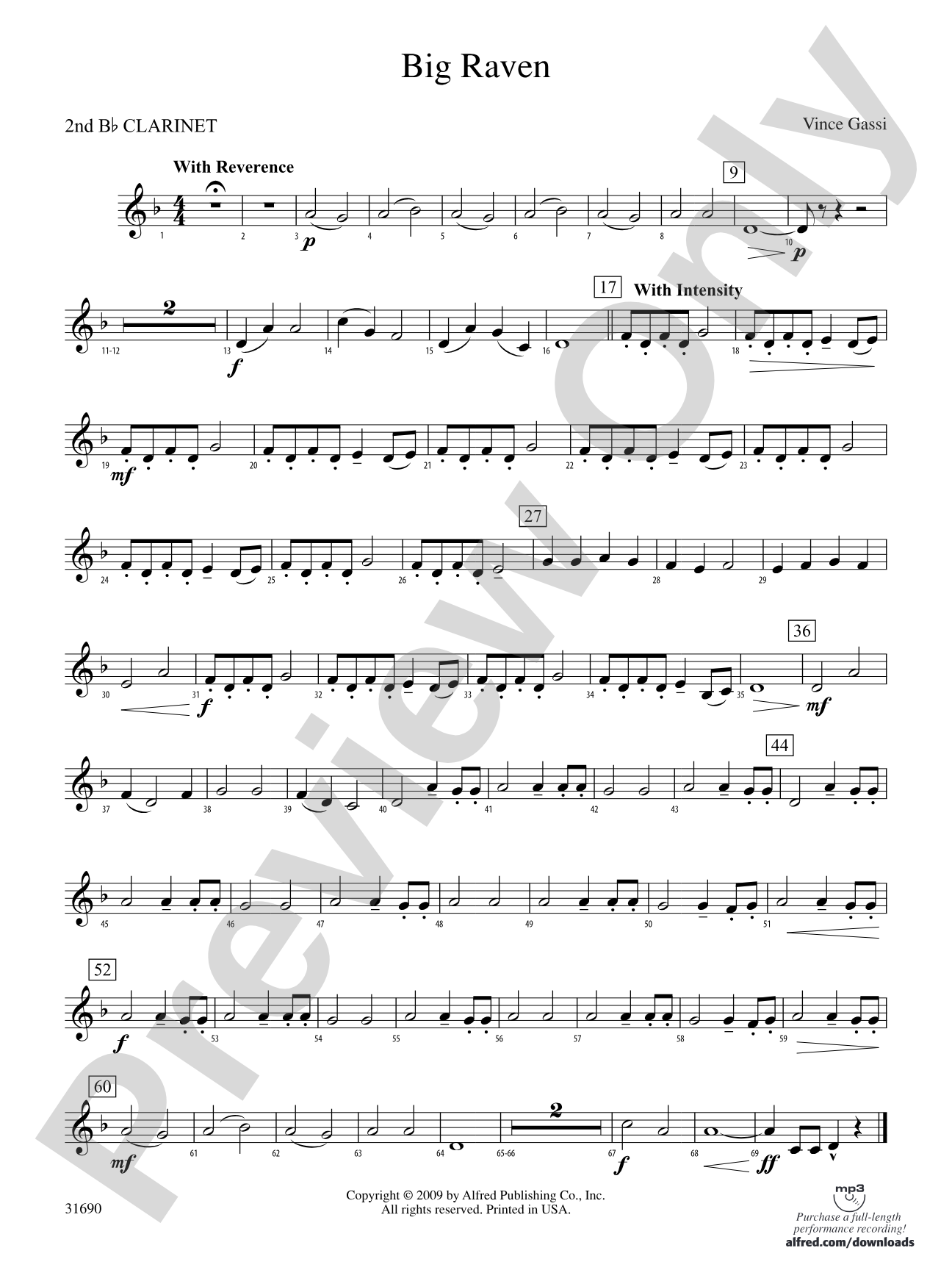 Big Raven: 2nd B-flat Clarinet