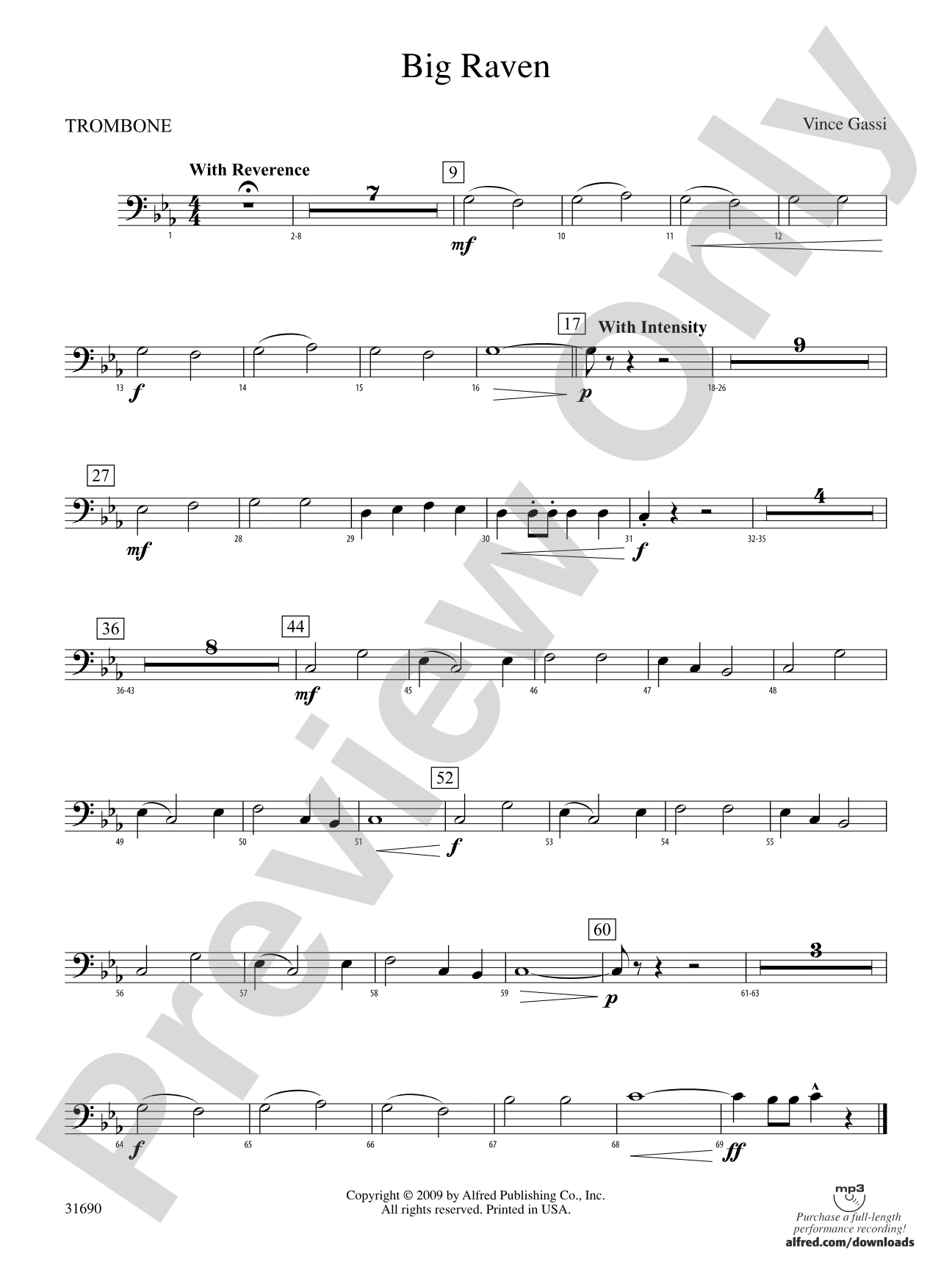 Big Raven: 1st Trombone