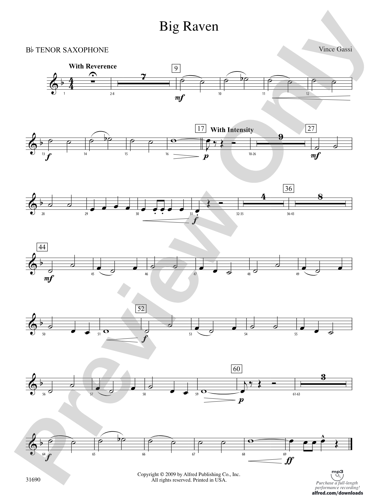 Big Raven: B-flat Tenor Saxophone