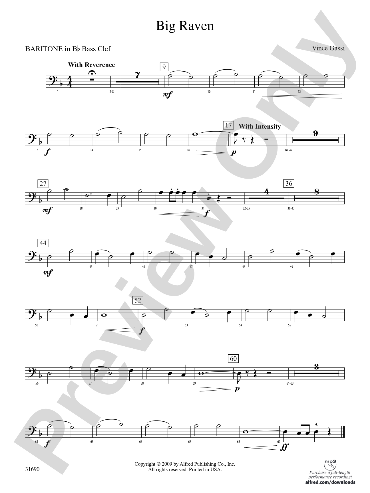 Big Raven: (wp) B-flat Baritone B.C.