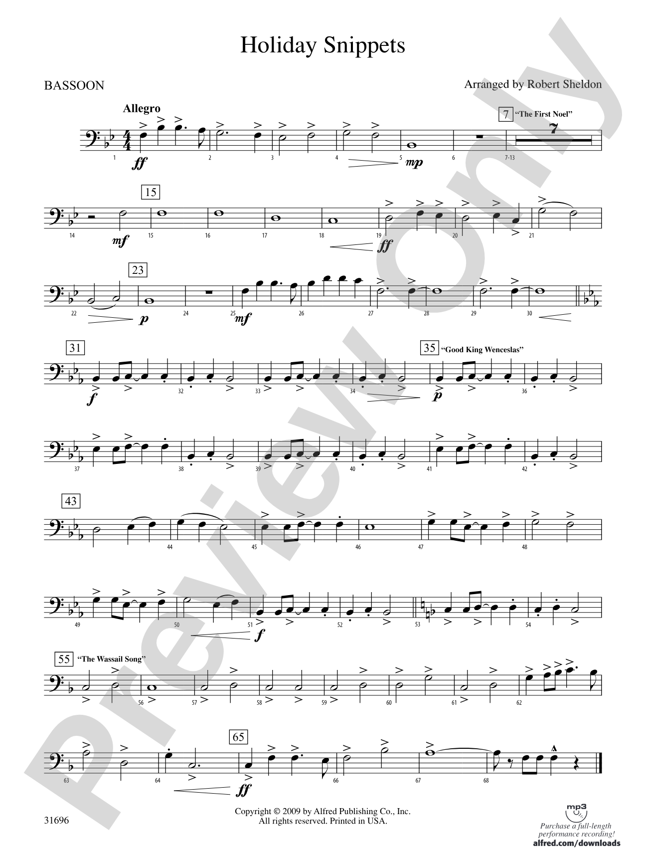 Holiday Snippets: Bassoon