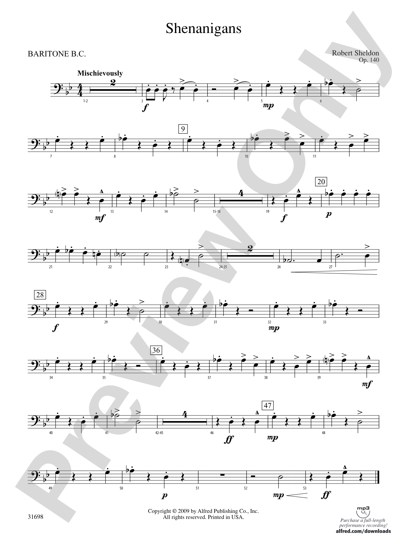 Shenanigans: Baritone B.C.