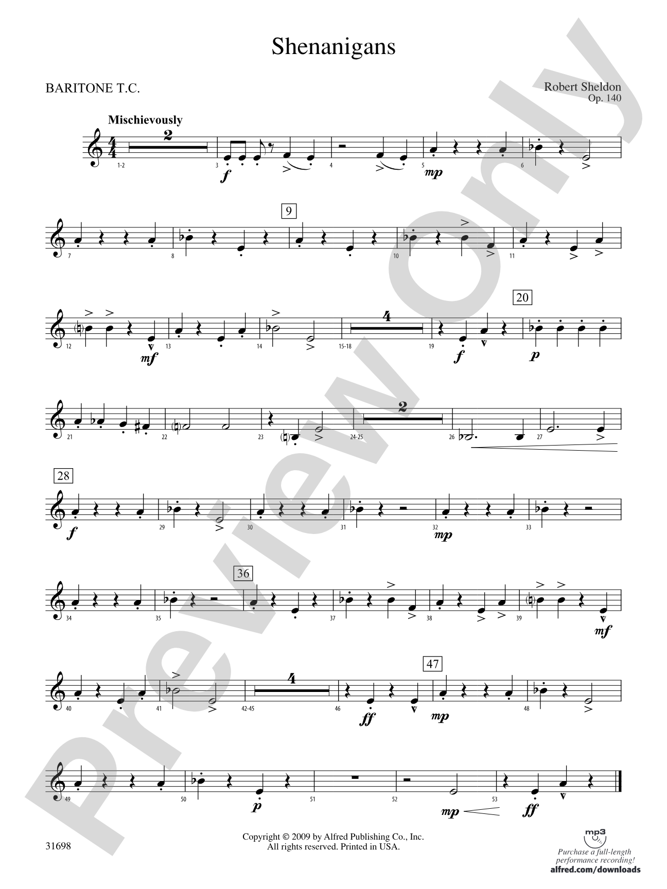 Shenanigans: Baritone T.C.