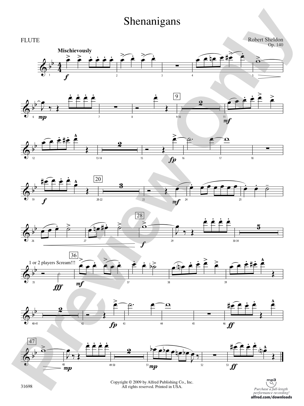 Shenanigans: Flute