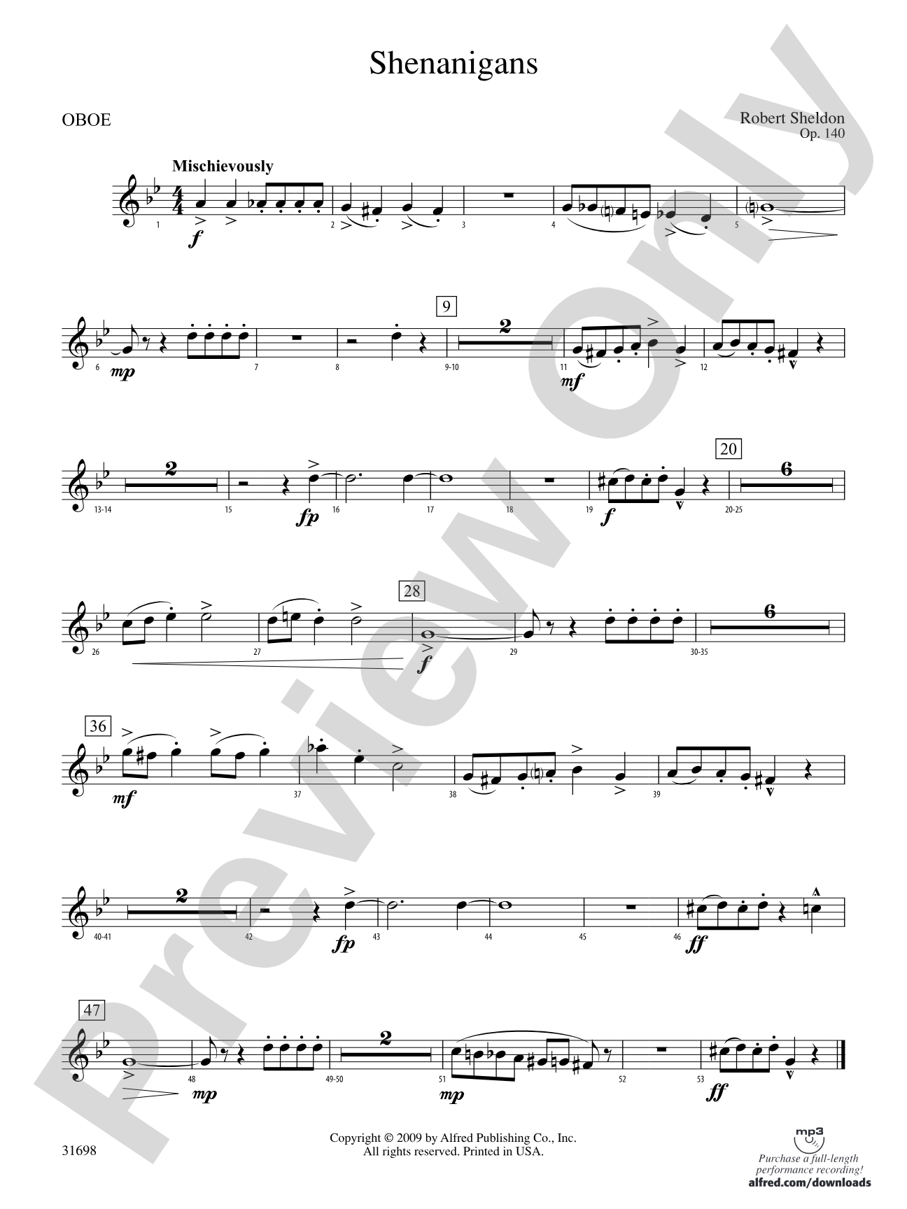 Shenanigans: Oboe