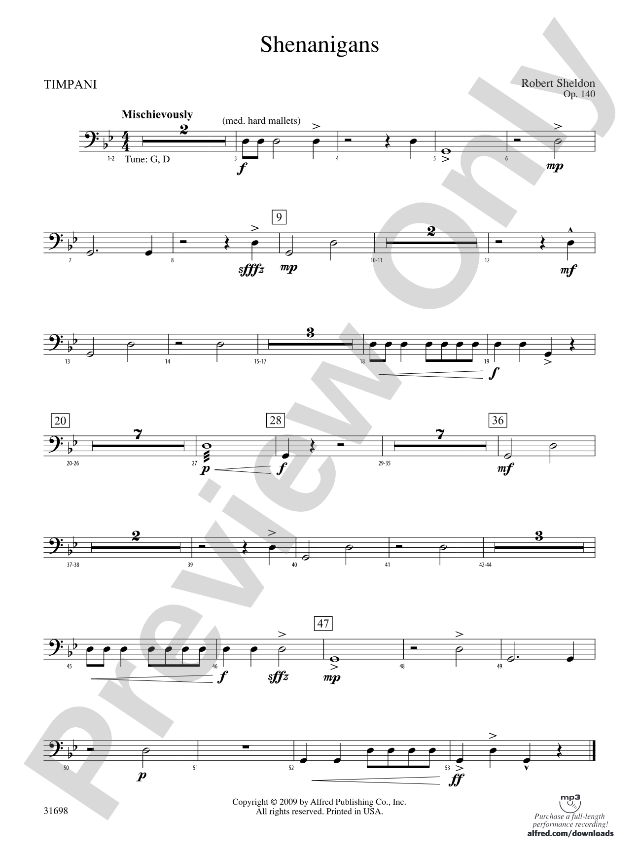 Shenanigans: Timpani