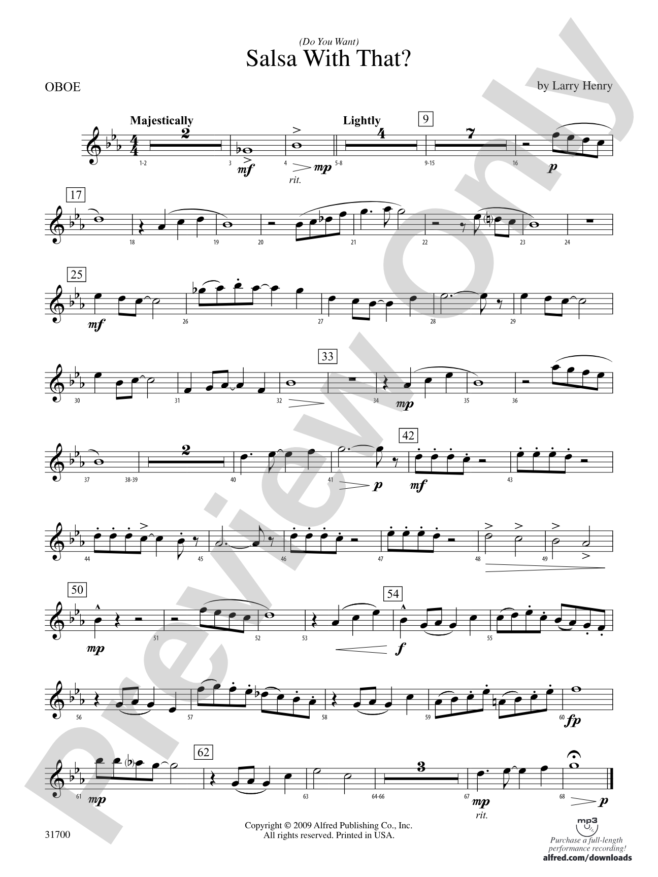 (Do You Want) Salsa with That?: Oboe