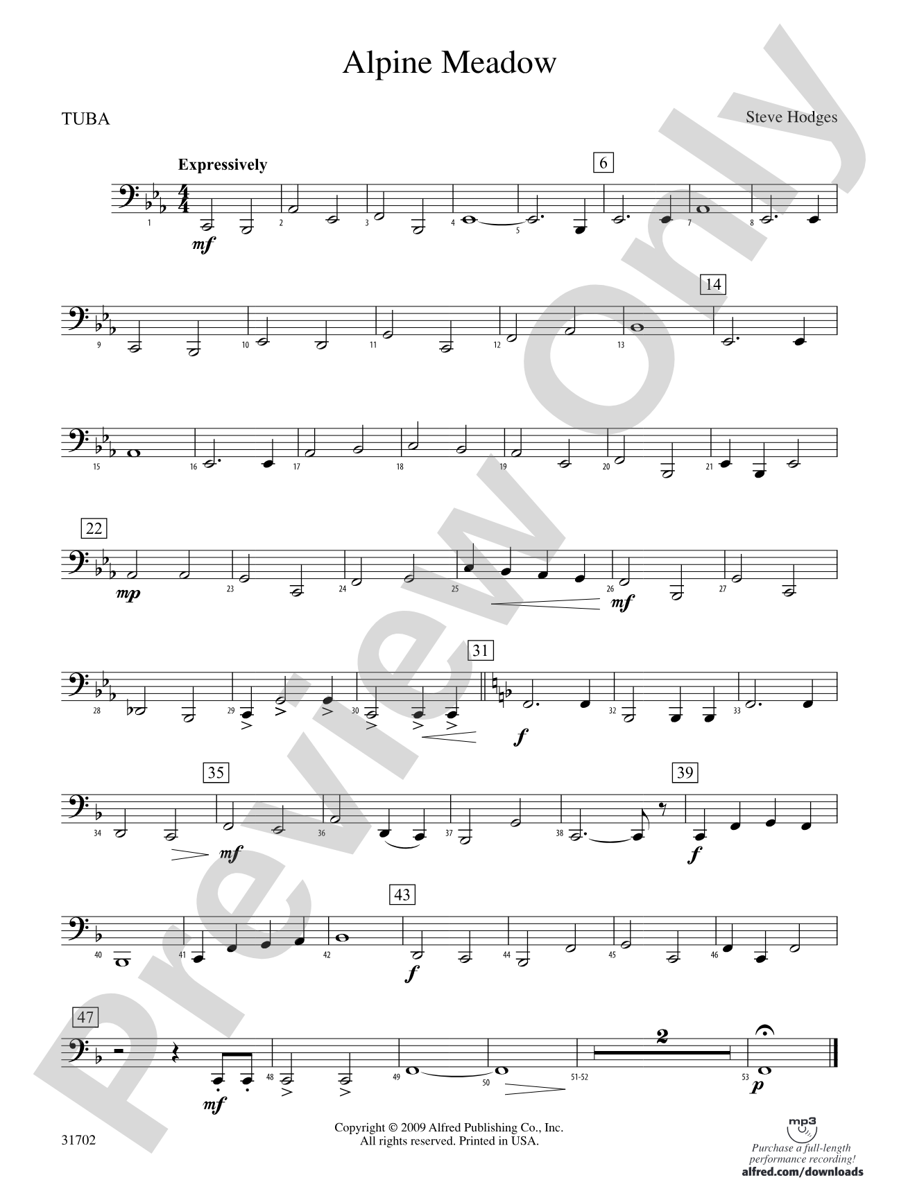 Alpine Meadow: Tuba