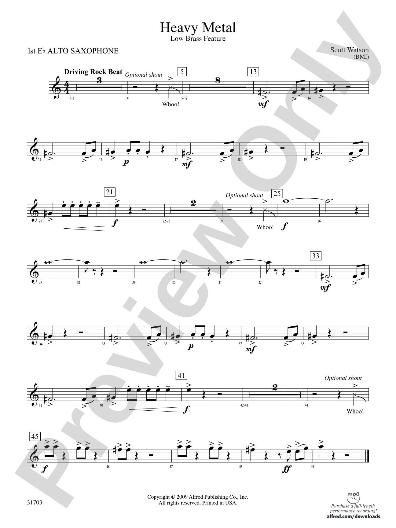 Heavy Metal: E-flat Alto Saxophone