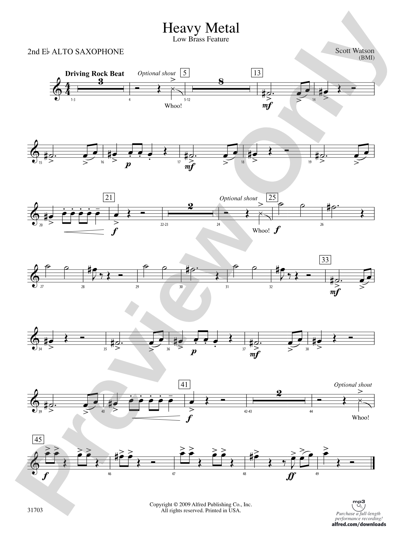 Heavy Metal: 2nd E-flat Alto Saxophone
