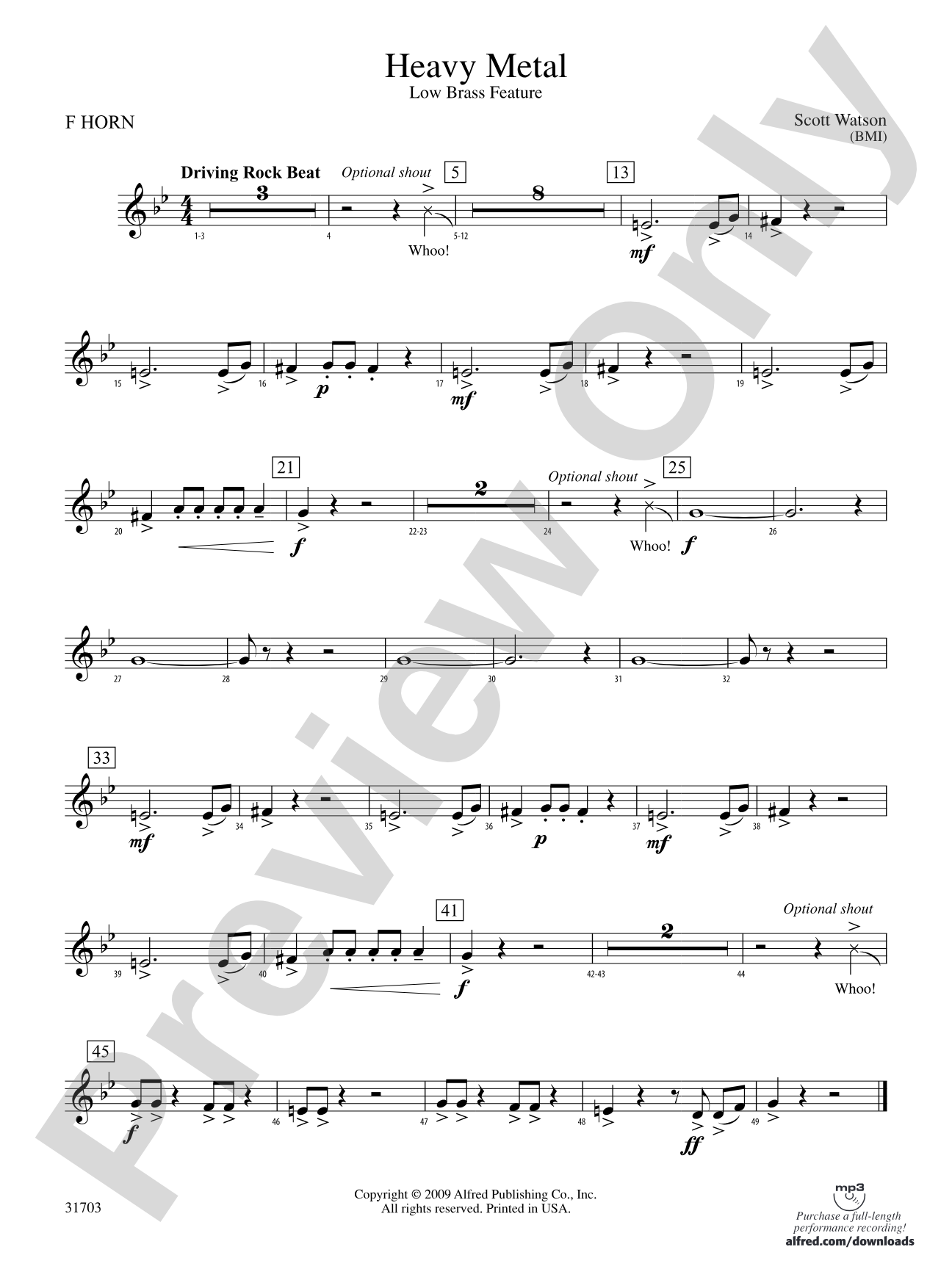 Heavy Metal: 1st F Horn