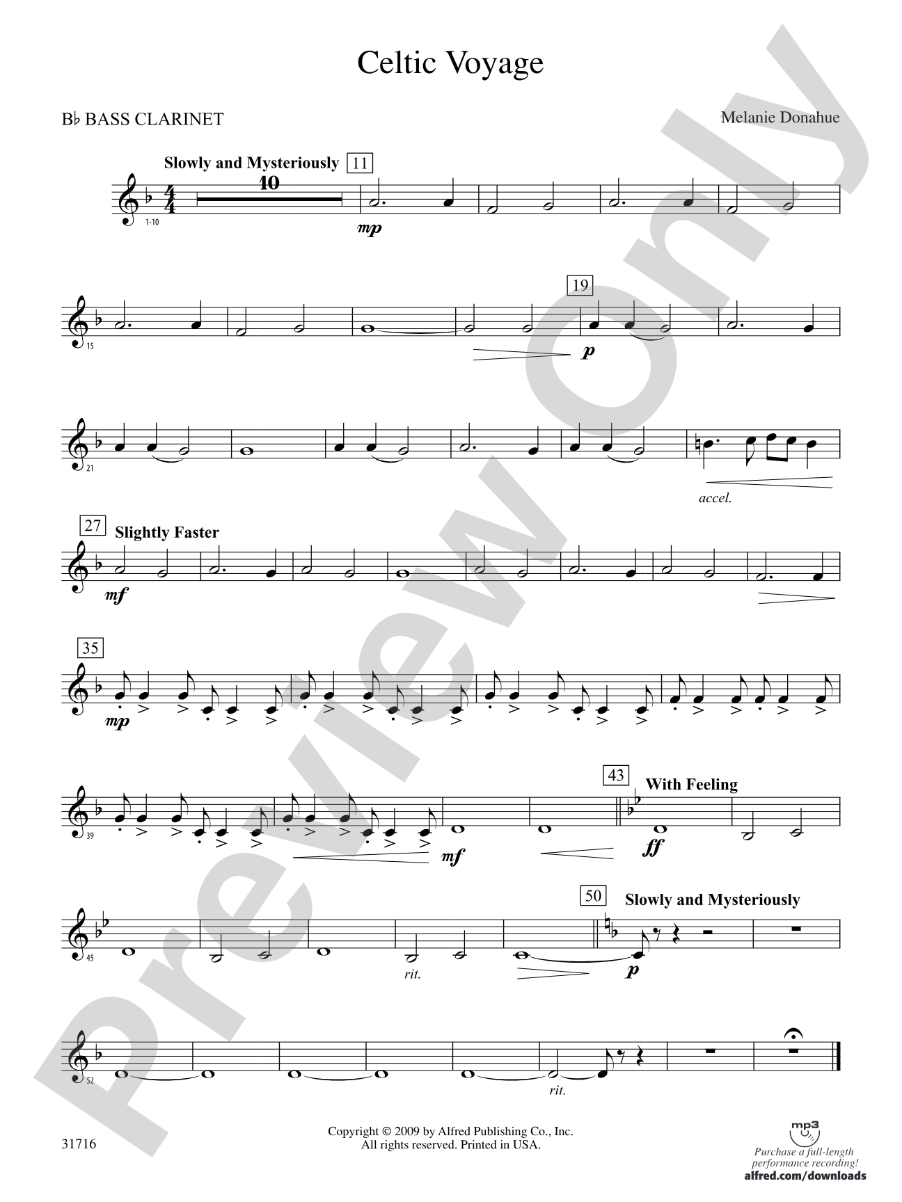 Celtic Voyage: B-flat Bass Clarinet