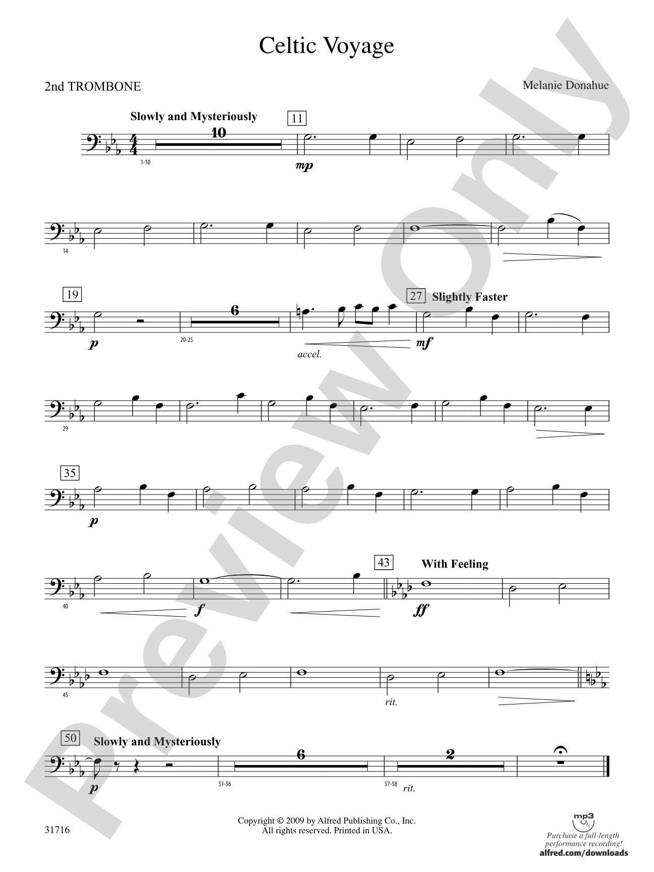 Celtic Voyage: 2nd Trombone