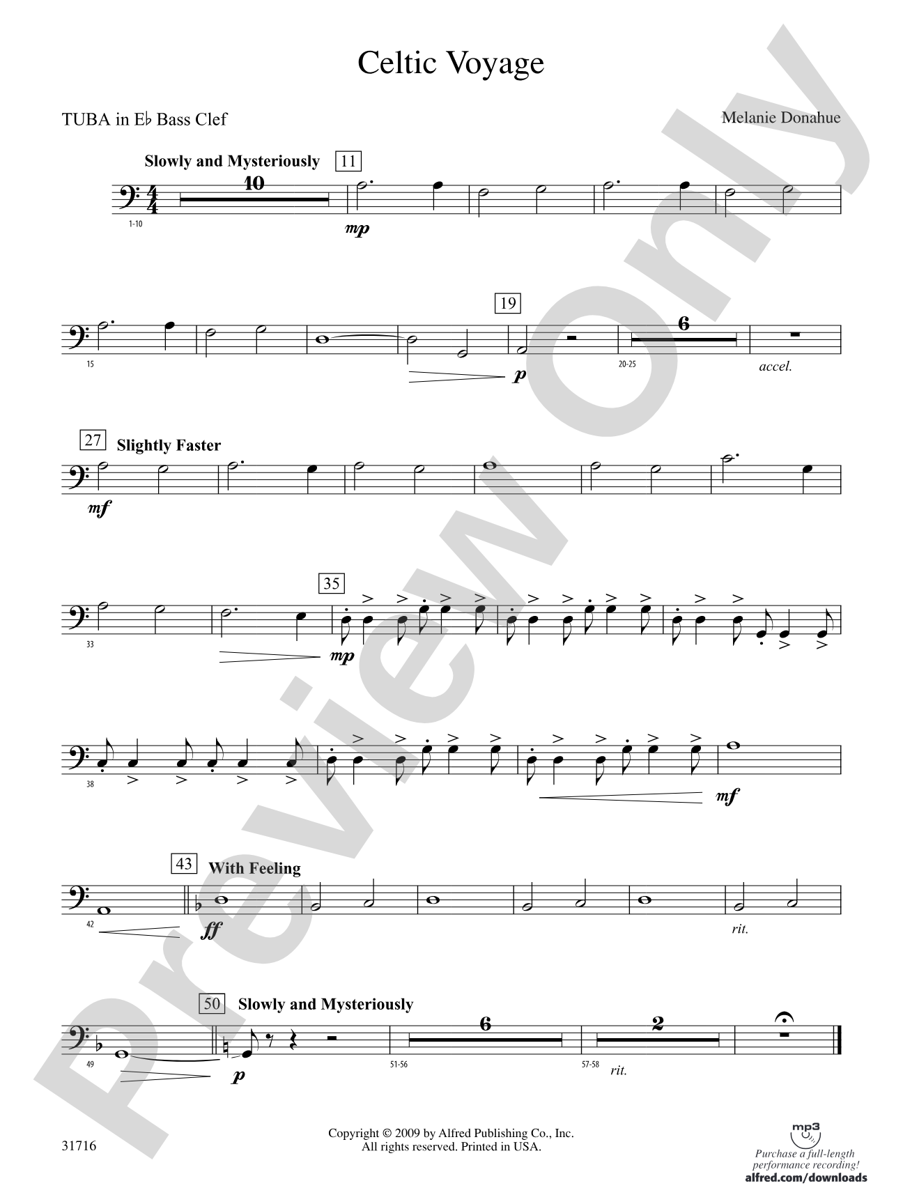 Celtic Voyage: (wp) E-flat Tuba B.C.