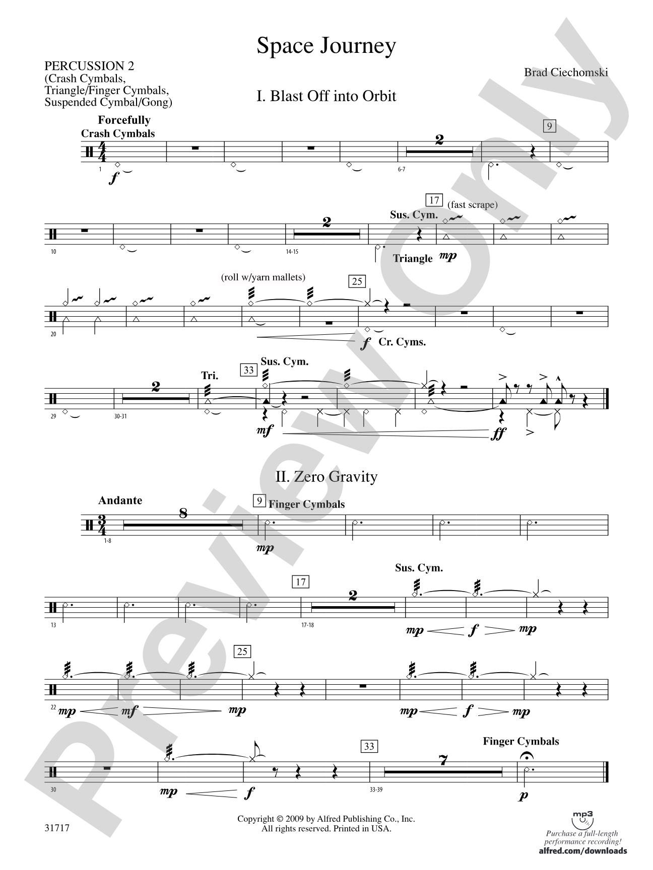 Space Journey: 2nd Percussion