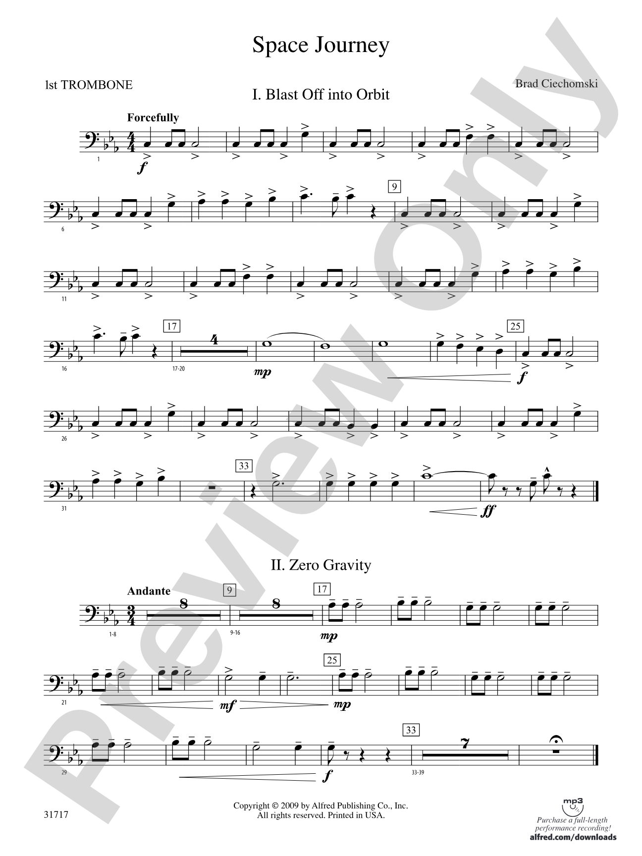 Space Journey: 1st Trombone