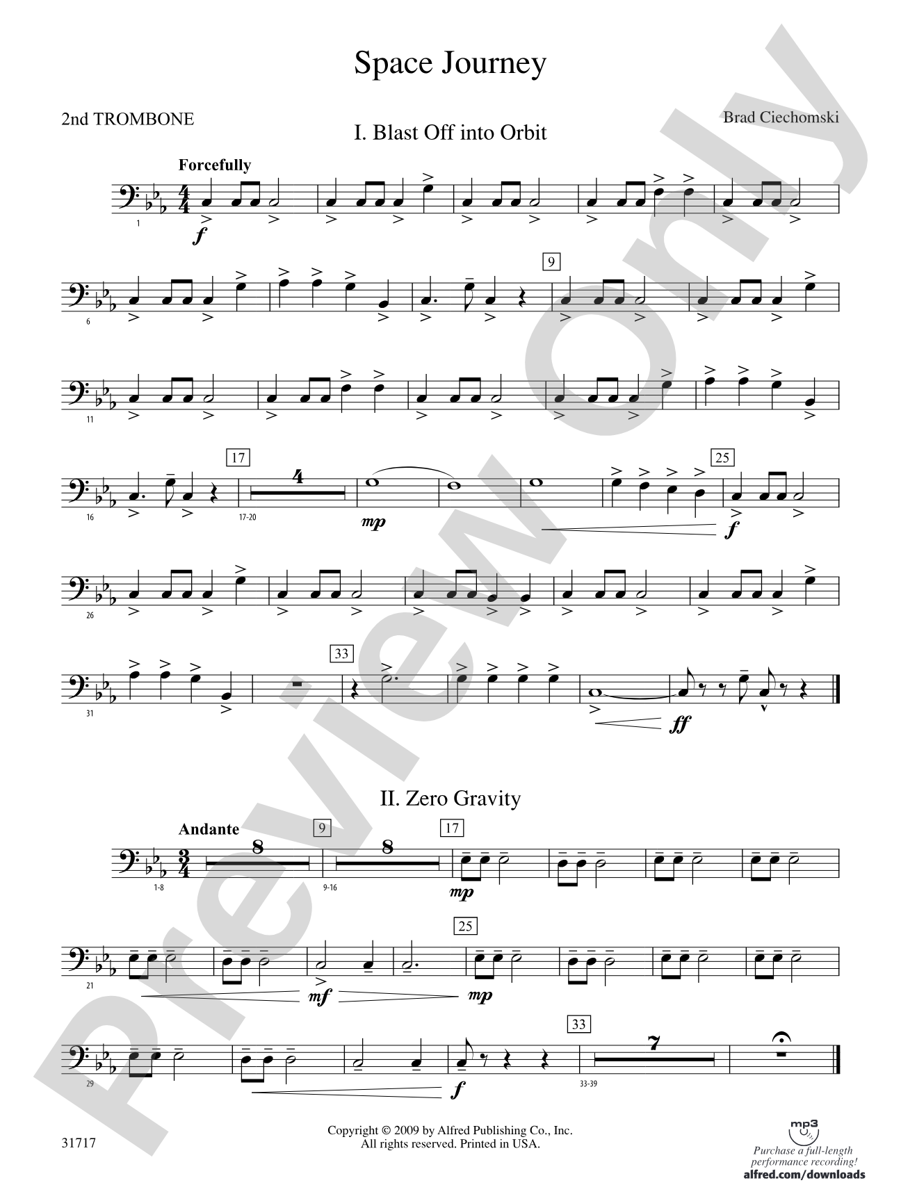 Space Journey: 2nd Trombone