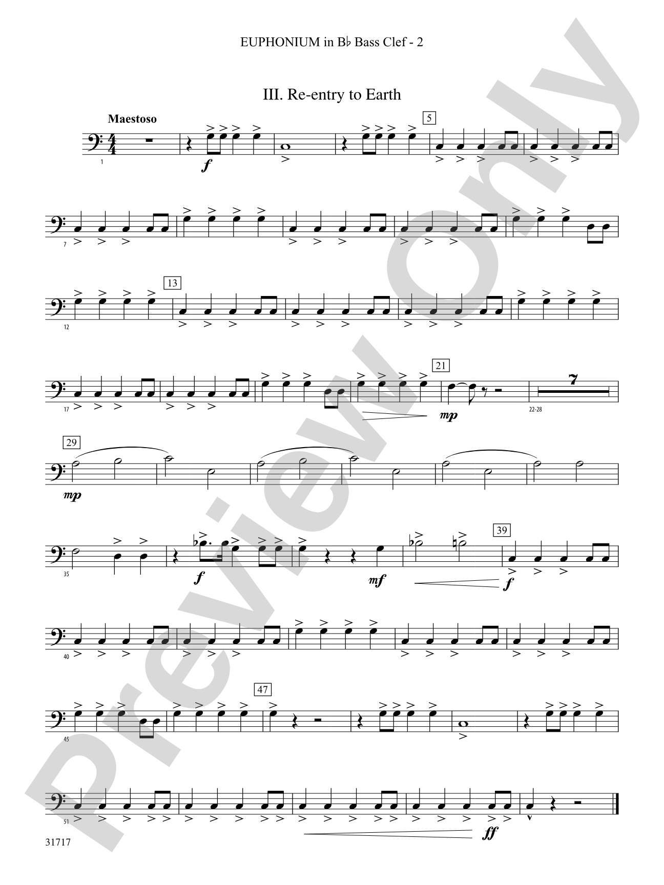 Space Journey: (wp) B-flat Baritone B.C.