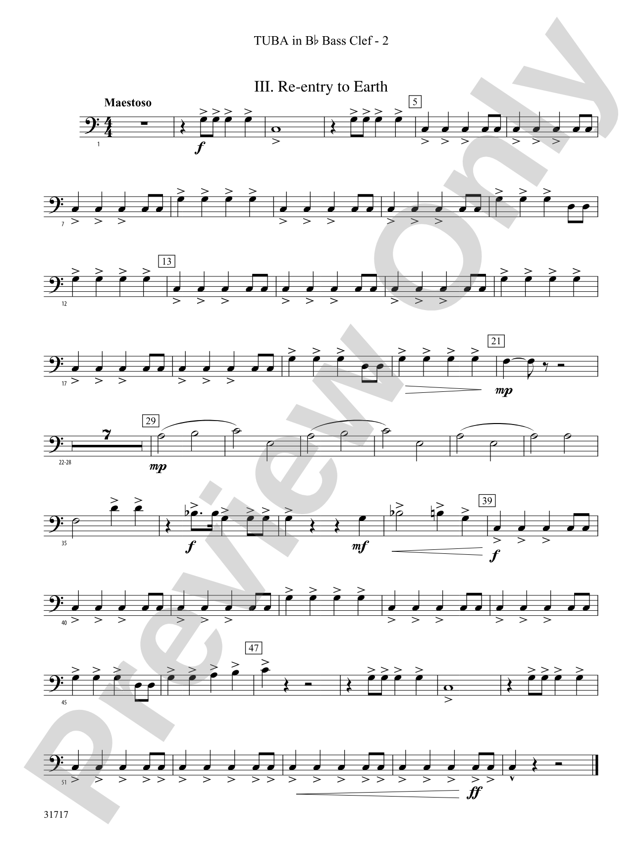 Space Journey: (wp) B-flat Tuba B.C.