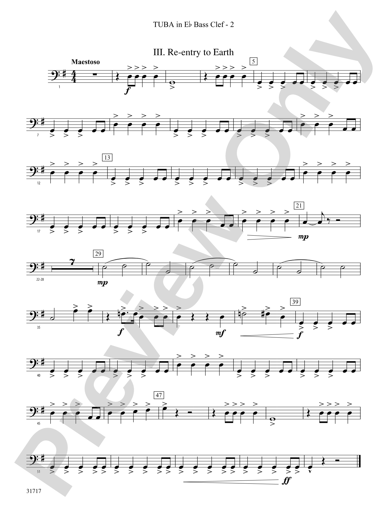 Space Journey: (wp) E-flat Tuba B.C.