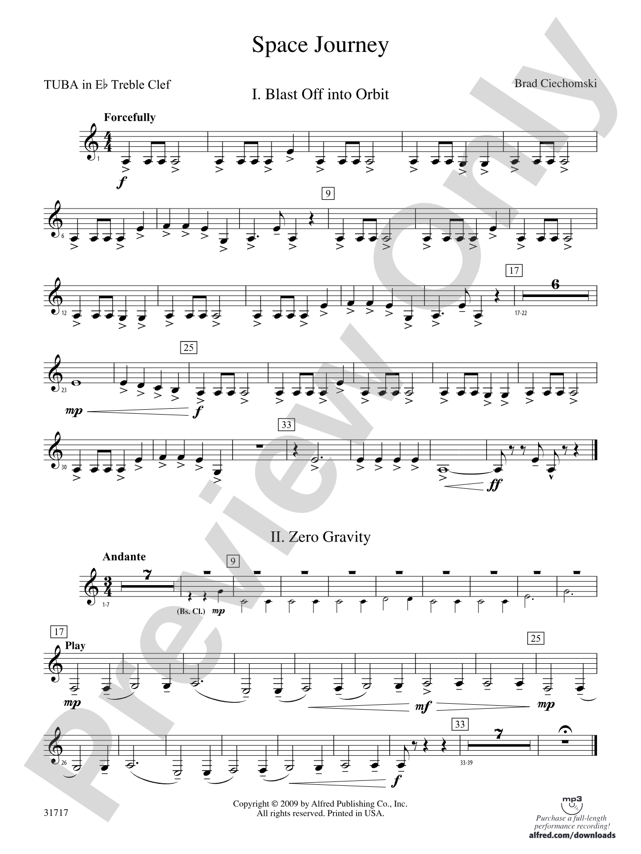 Space Journey: (wp) E-flat Tuba T.C.